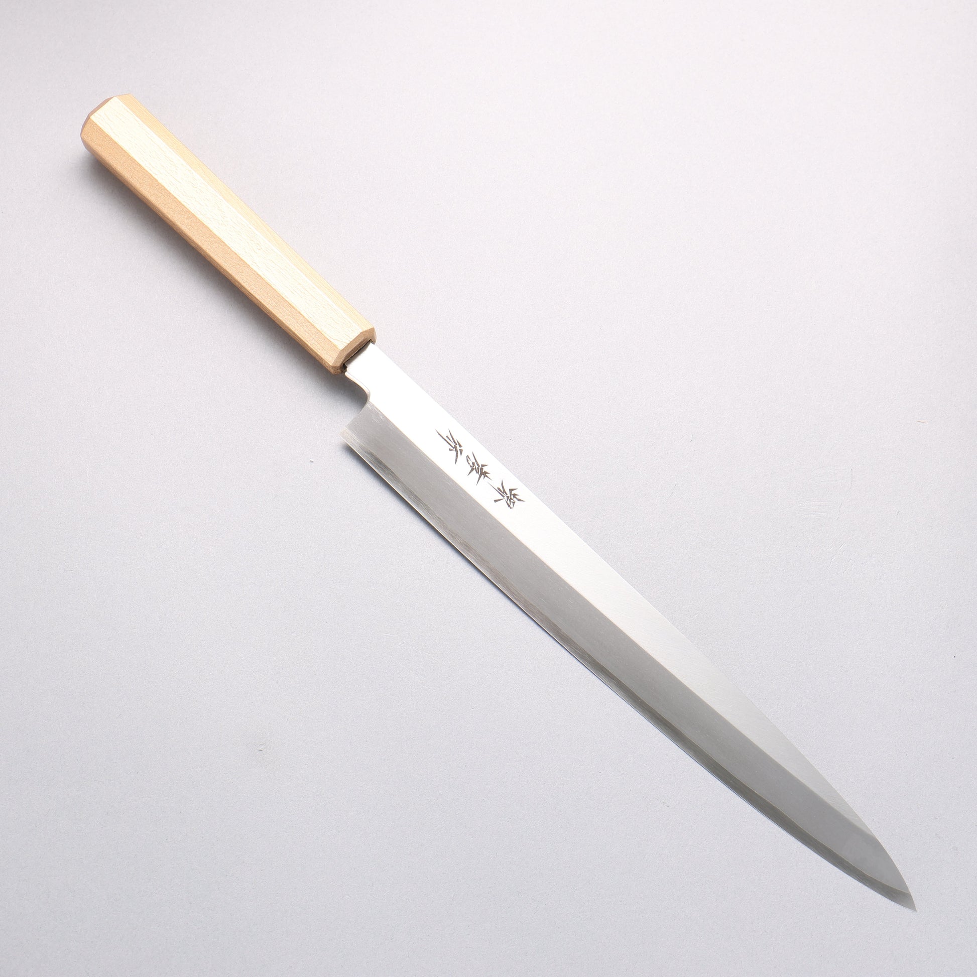 堺 孝行 なないろ INOX モリブデン鋼 柳刃包丁 270mm ABS樹脂(金パール)柄 - 清助刃物