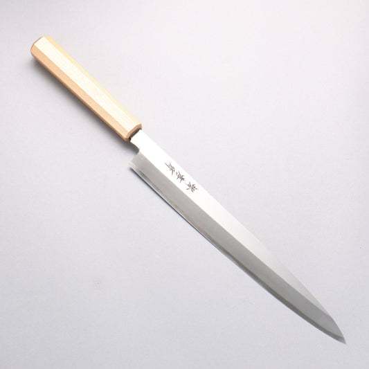 堺 孝行 なないろ INOX モリブデン鋼 柳刃包丁 270mm ABS樹脂(金パール)柄 - 清助刃物