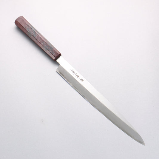 堺 孝行 なないろ INOX モリブデン鋼 柳刃包丁 270mm ABS樹脂(溜べっ甲)柄 - 清助刃物