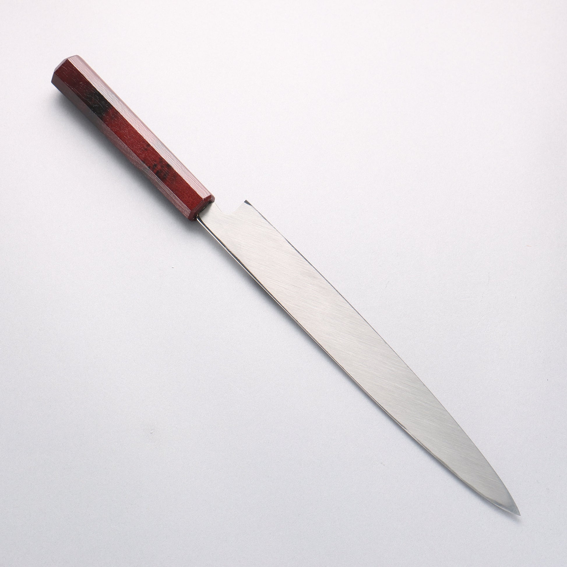堺 孝行 なないろ INOX モリブデン鋼 柳刃包丁 270mm ABS樹脂(溜べっ甲)柄 - 清助刃物