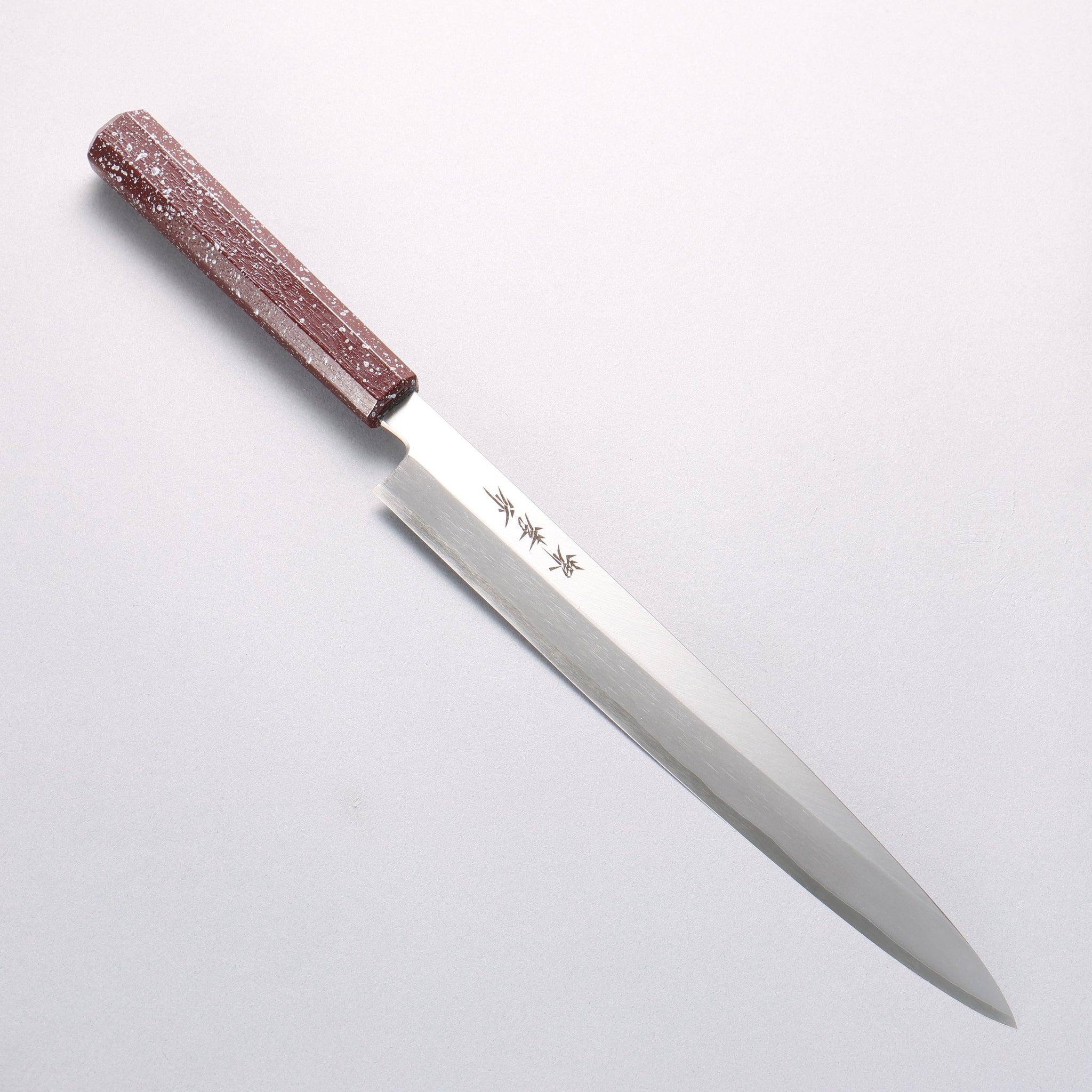 堺 孝行 なないろ INOX モリブデン鋼 柳刃包丁 270mm ABS樹脂(ウルミ銀石目)柄 - 清助刃物