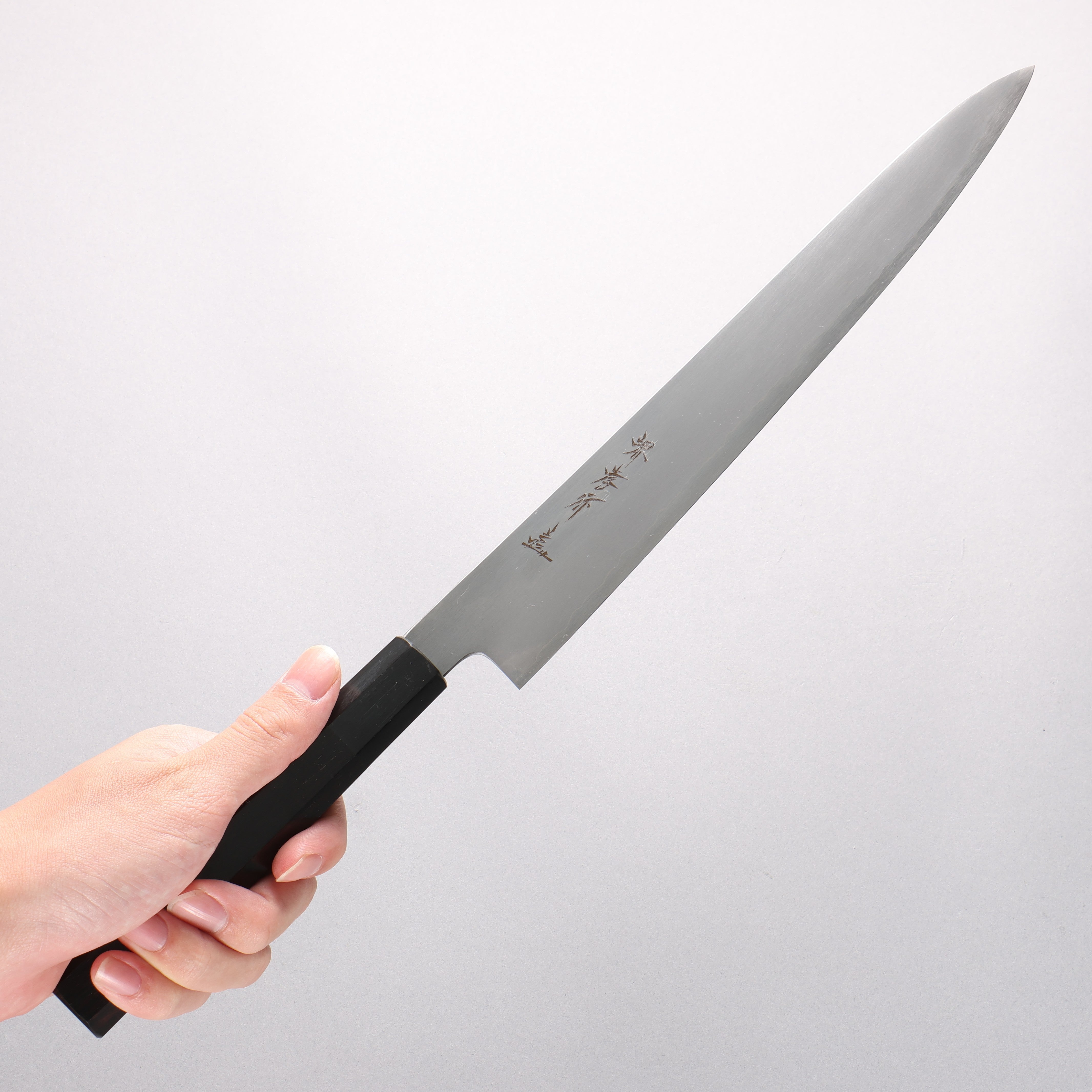 堺 孝行 銀三鋼 筋引包丁 270mm - 清助刃物