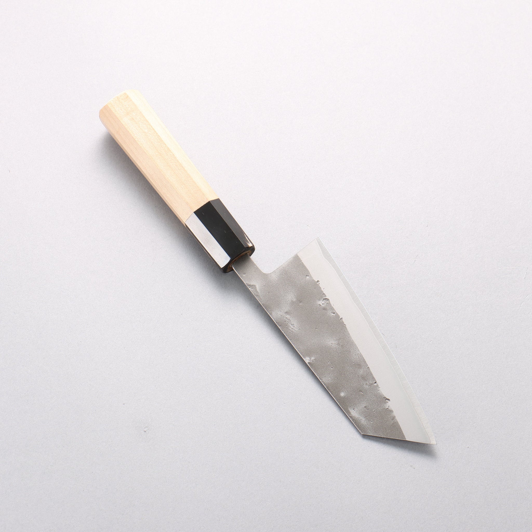翁流 SLD鋼 梨地 小文化包丁 125mm 朴柄 - 清助刃物