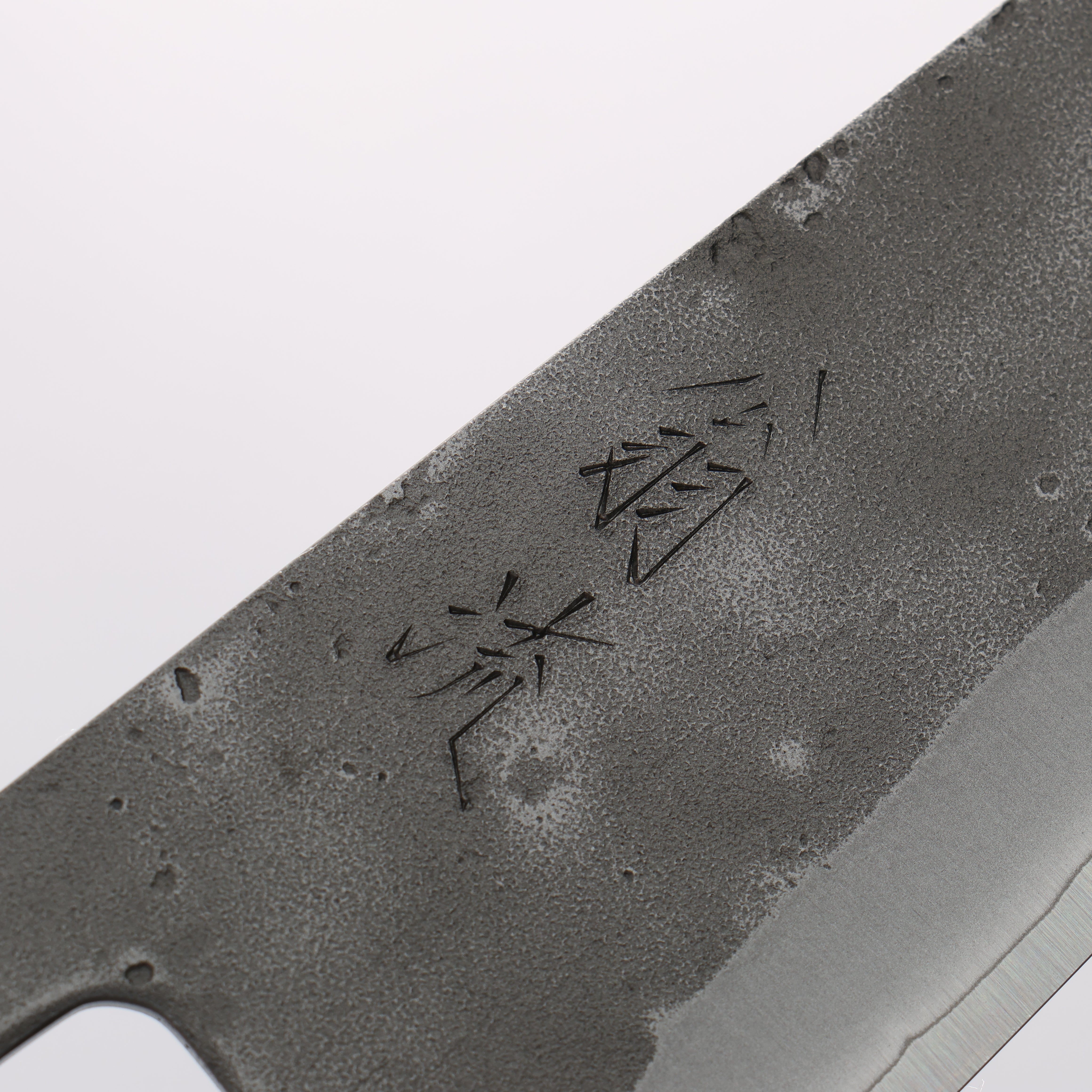 翁流 SLD鋼 梨地 小文化包丁 125mm 朴柄 - 清助刃物