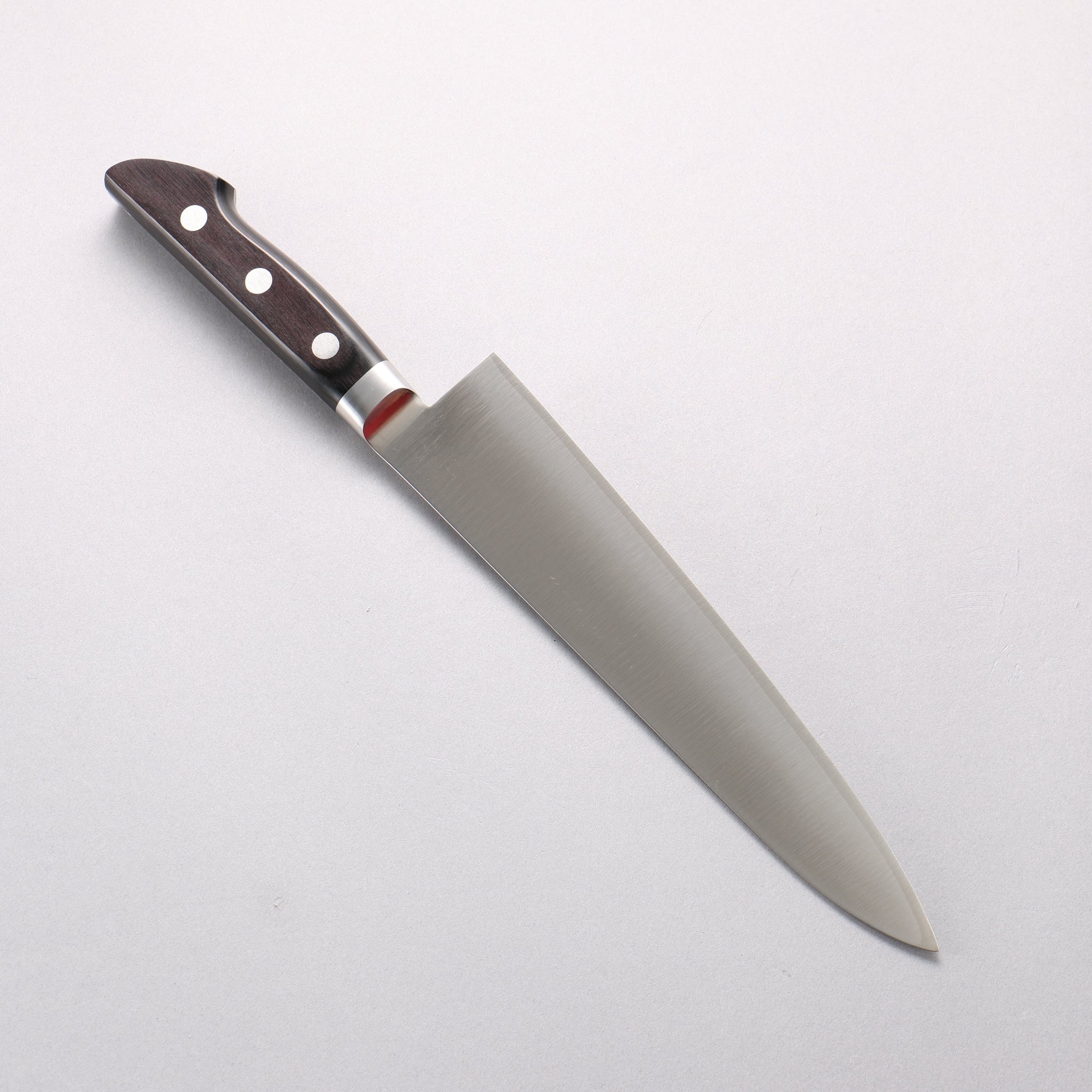 清助 V金1号 牛刀包丁 210mm 黒合板柄 - 清助刃物
