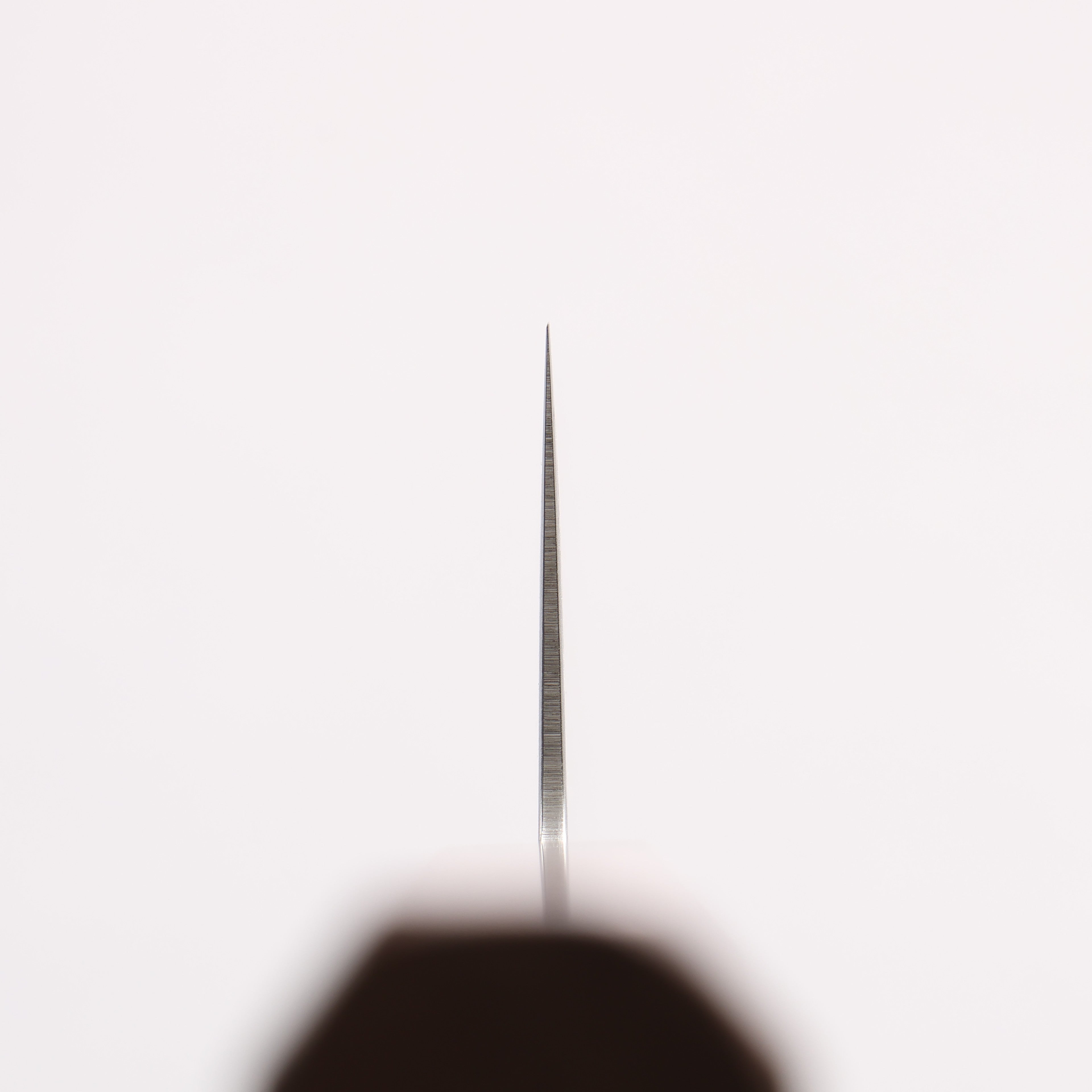 清助 V金10号 ダマスカス 磨き仕上げ 切付三徳包丁 180mm 紫檀 (口輪：黒合板)柄 - 清助刃物