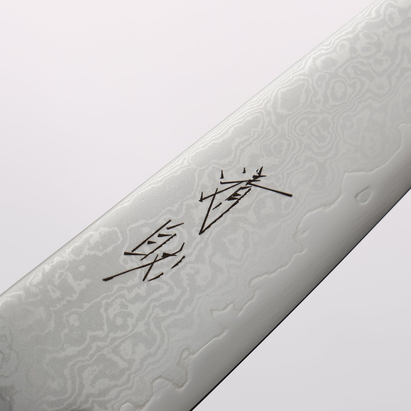 清助 V金10号 ダマスカス 切付ペティナイフ 120mm チーク (口輪：黒プラスチック)柄 - 清助刃物