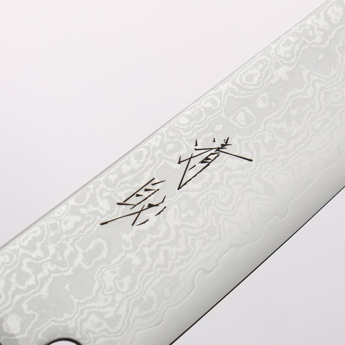 清助 V金10号 ダマスカス 切付ペティナイフ 120mm チーク (口輪：黒プラスチック)柄 - 清助刃物