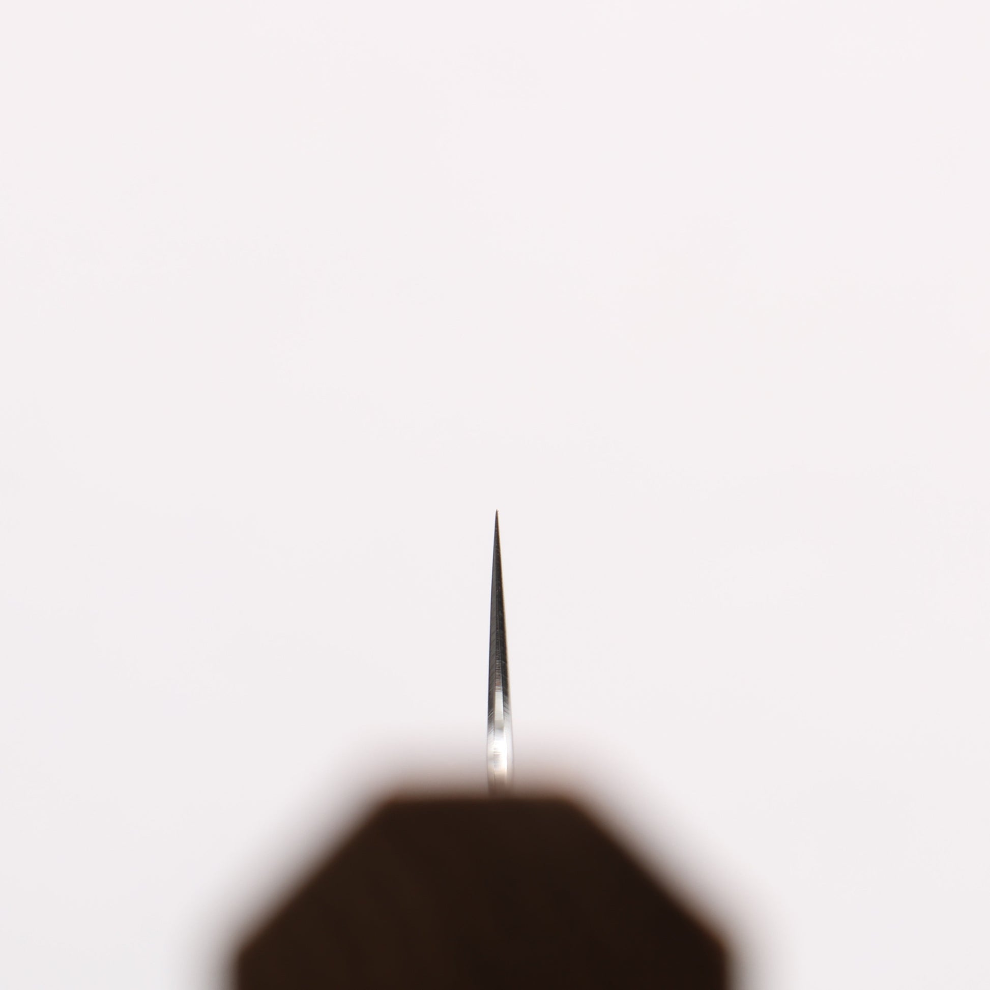 清助 V金10号 ダマスカス 切付ペティナイフ 120mm チーク (口輪：黒プラスチック)柄 - 清助刃物