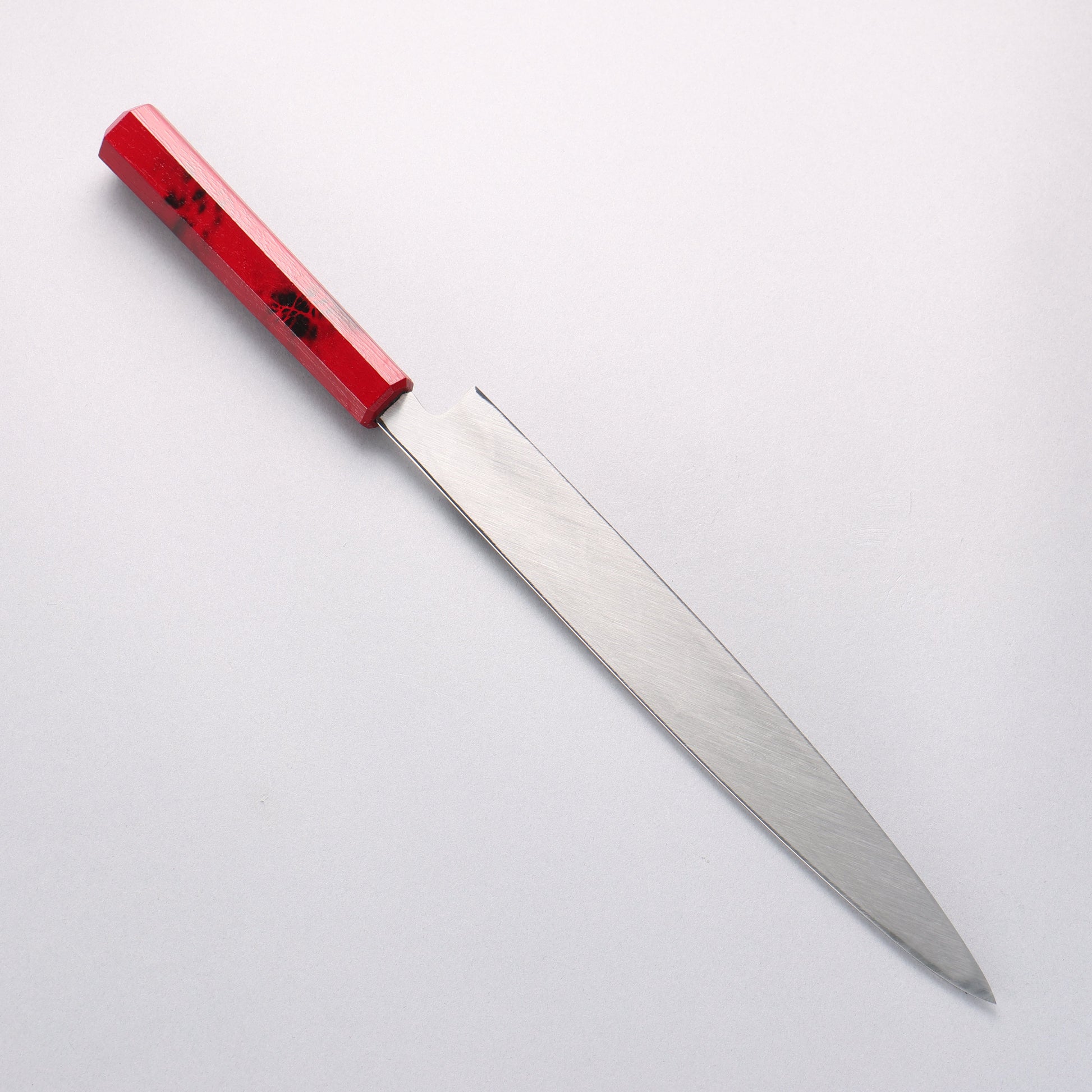 堺 孝行 なないろ INOX モリブデン鋼 柳刃包丁 270mm ABS樹脂(赤べっ甲)柄 - 清助刃物