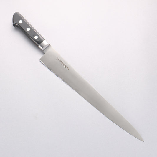 堺 孝行 【左利き用】 日本鋼 筋引包丁 300mm 黒合板柄 - 清助刃物