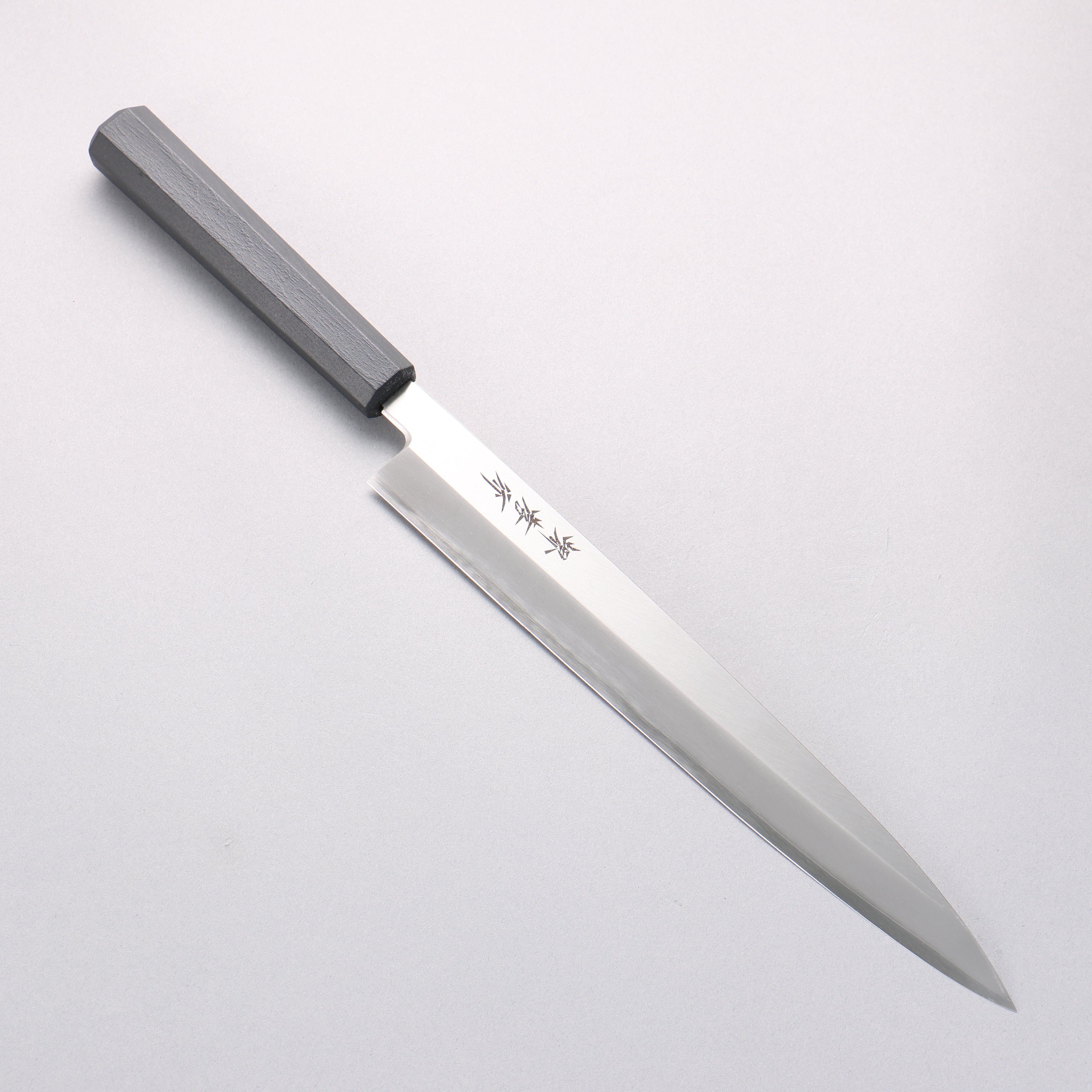 堺 孝行 なないろ INOX モリブデン鋼 柳刃包丁 270mm ABS樹脂(乾漆墨黒)柄 - 清助刃物