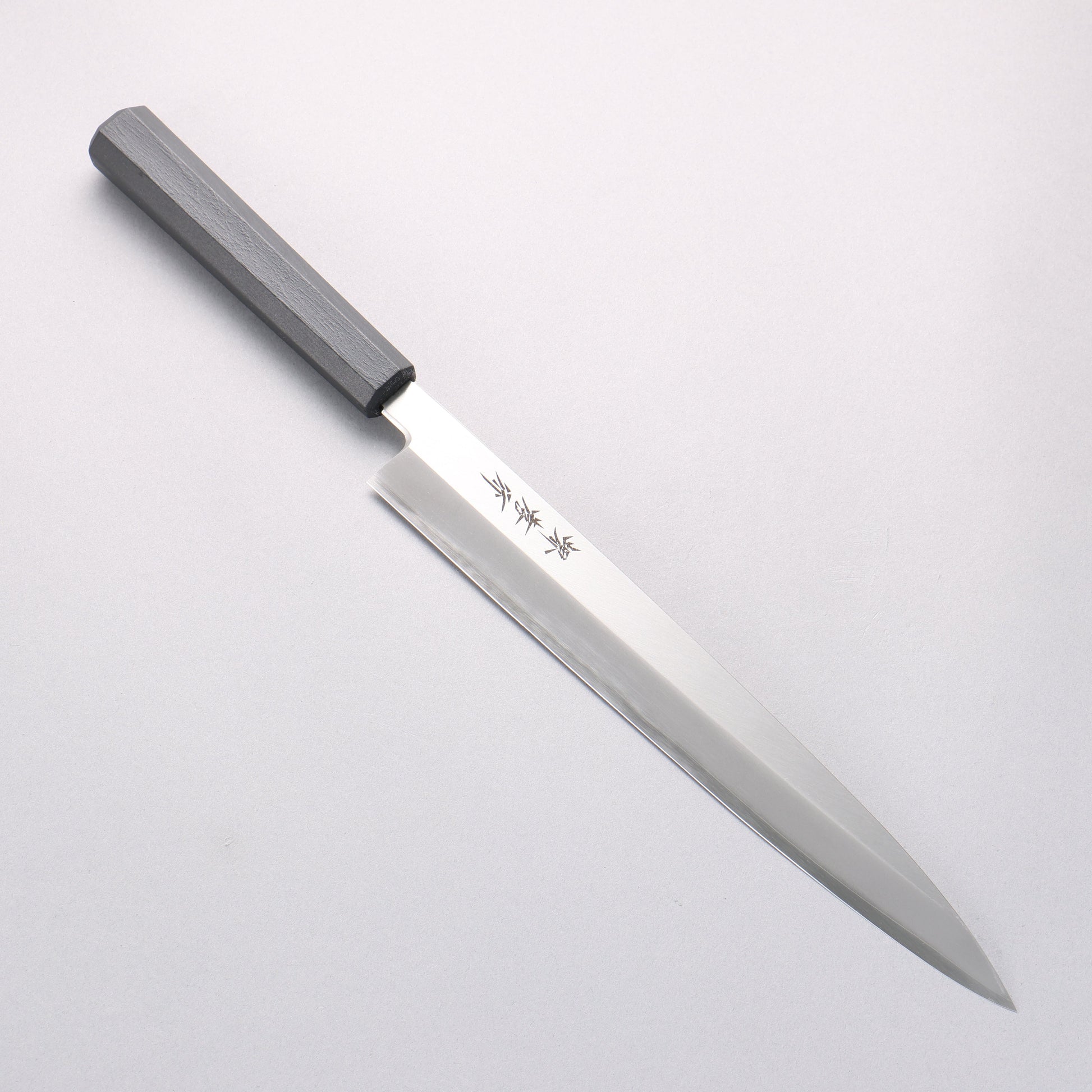 堺 孝行 なないろ INOX モリブデン鋼 柳刃包丁 270mm ABS樹脂(乾漆墨黒)柄 - 清助刃物