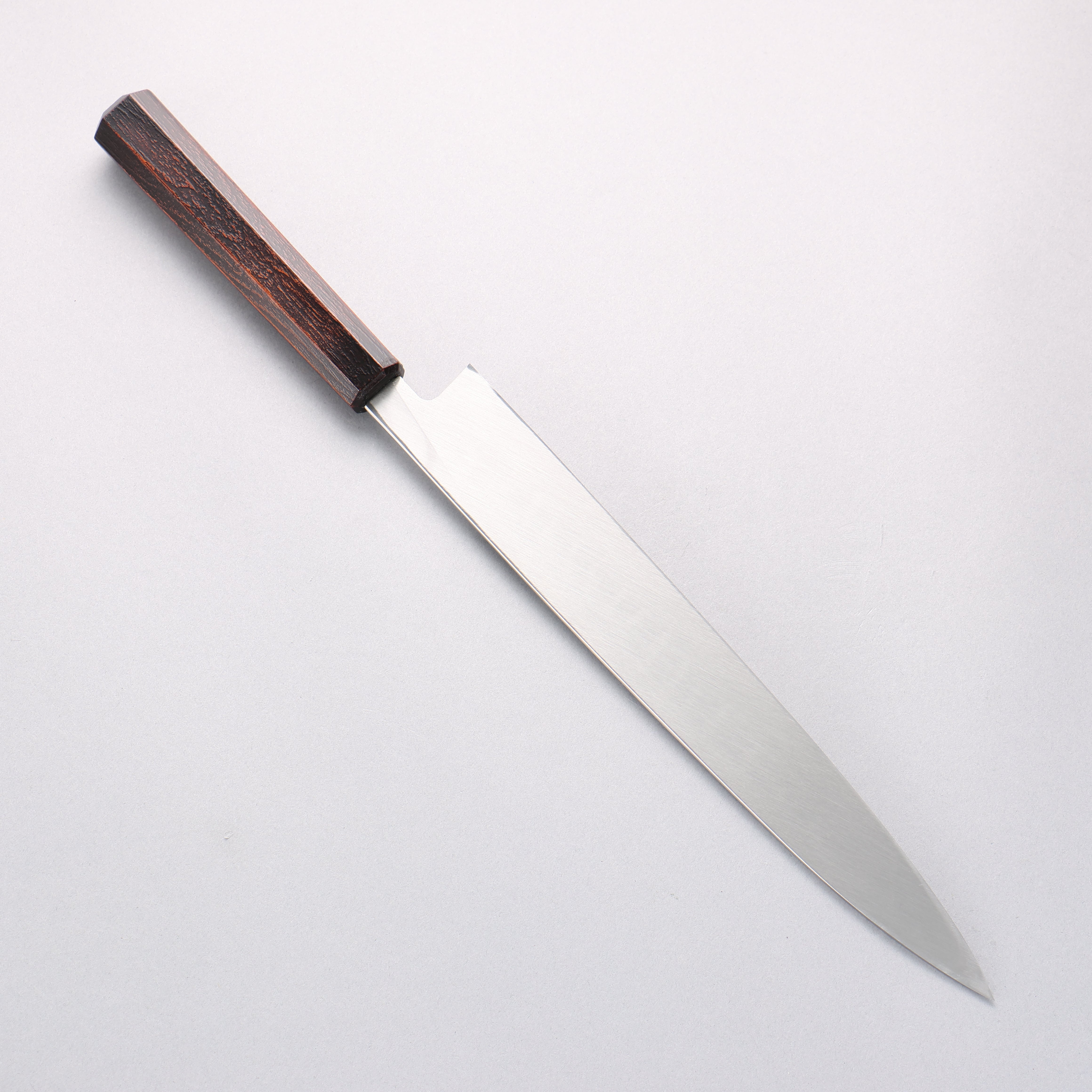 堺 孝行 なないろ INOX モリブデン鋼 柳刃包丁 270mm ABS樹脂(レトロ木目)柄 - 清助刃物