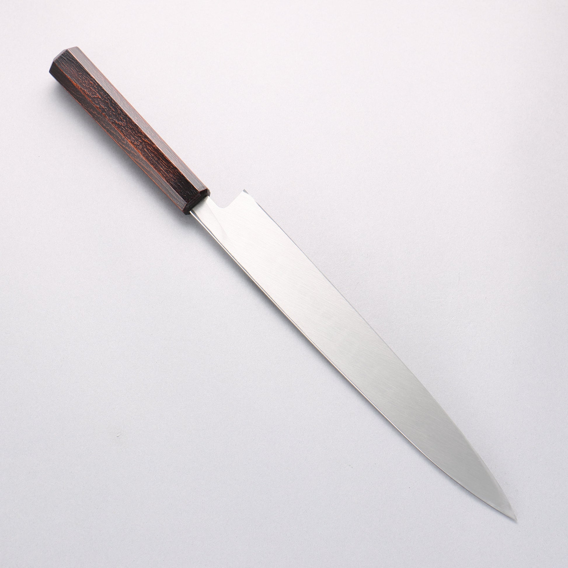 堺 孝行 なないろ INOX モリブデン鋼 柳刃包丁 270mm ABS樹脂(レトロ木目)柄 - 清助刃物