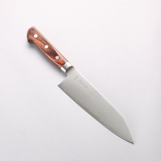寛丈 HAP40 切付三徳包丁 180mm マホガニー柄 - 清助刃物
