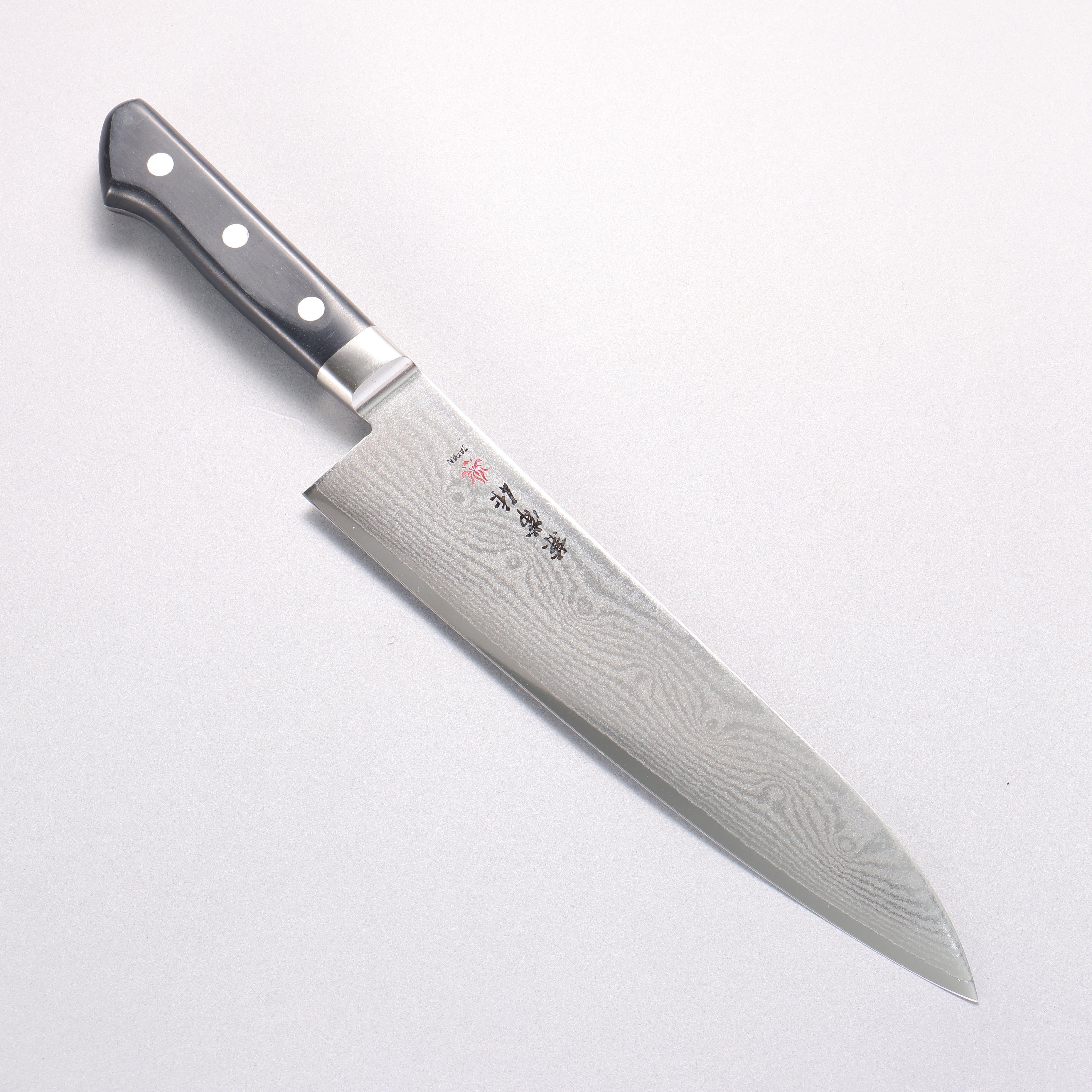 兼常 VG10 33層 ダマスカス 牛刀包丁 240mm プラスチック柄 – 清助刃物