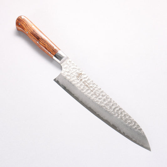 堺 孝行 VG10 33層 ダマスカス 牛刀包丁 210mm デザートアイアンウッド（杉原モデル）柄 - 清助刃物