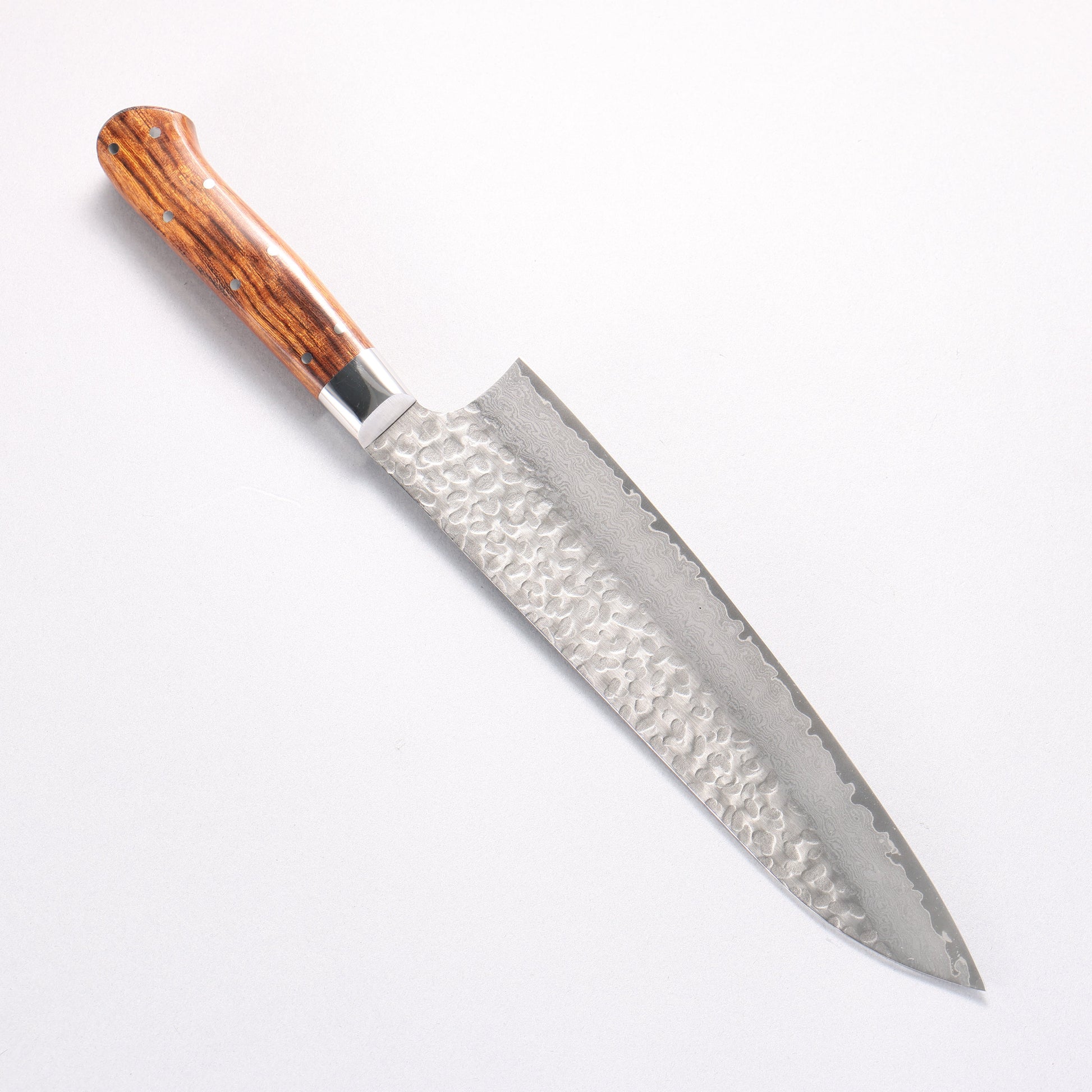 堺 孝行 VG10 33層 ダマスカス 牛刀包丁 210mm デザートアイアンウッド（杉原モデル）柄 - 清助刃物