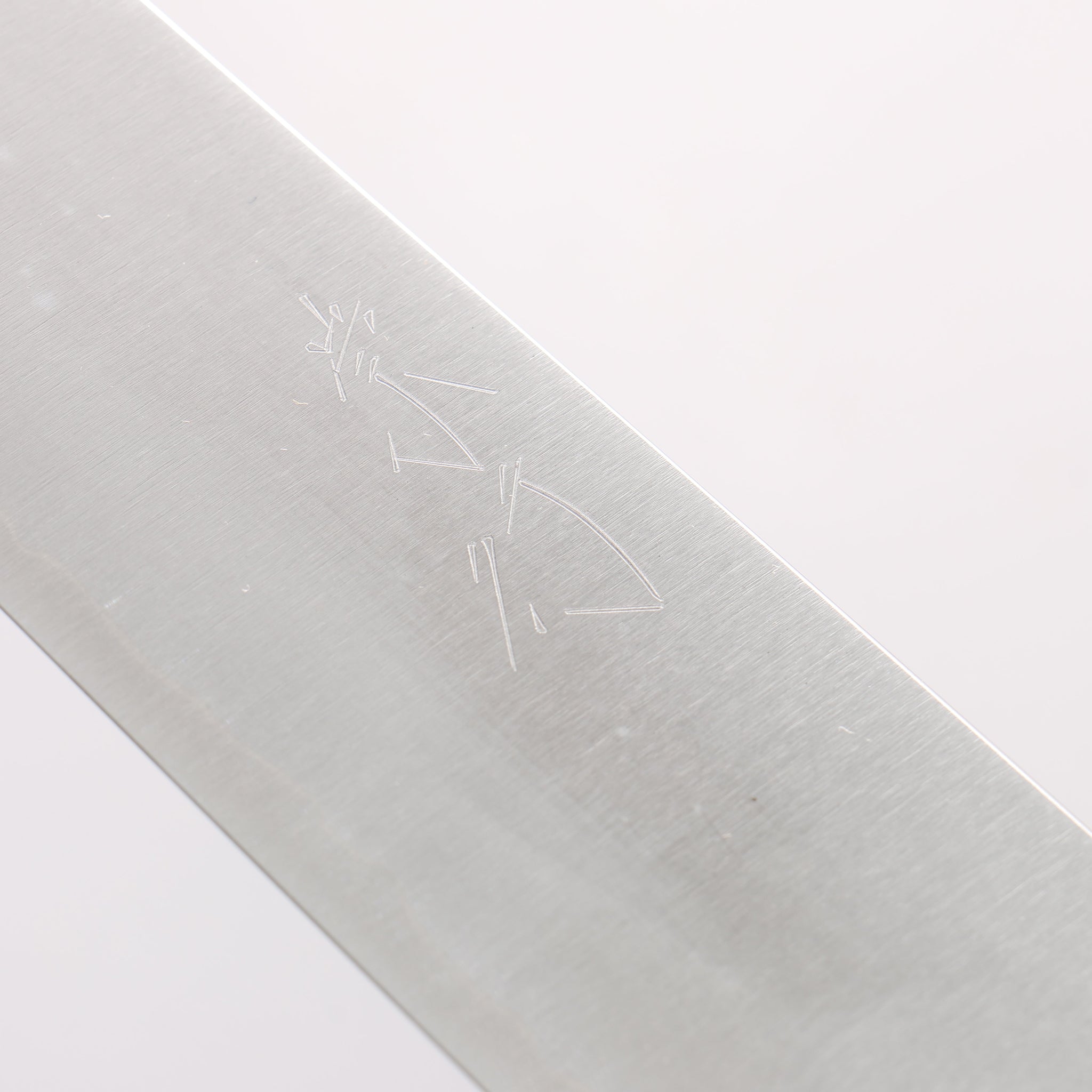 柴田崇行 甲鉄 青スーパー鋼 筋引包丁 270mm 紫檀 (口輪：黒合板)柄 - 清助刃物
