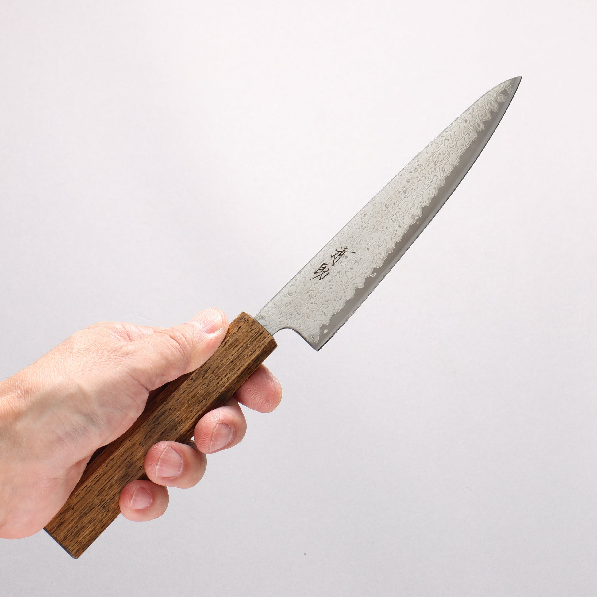 清助 V金10号 磨き仕上げ ペティーナイフ 150mm 樫柄 - 清助刃物