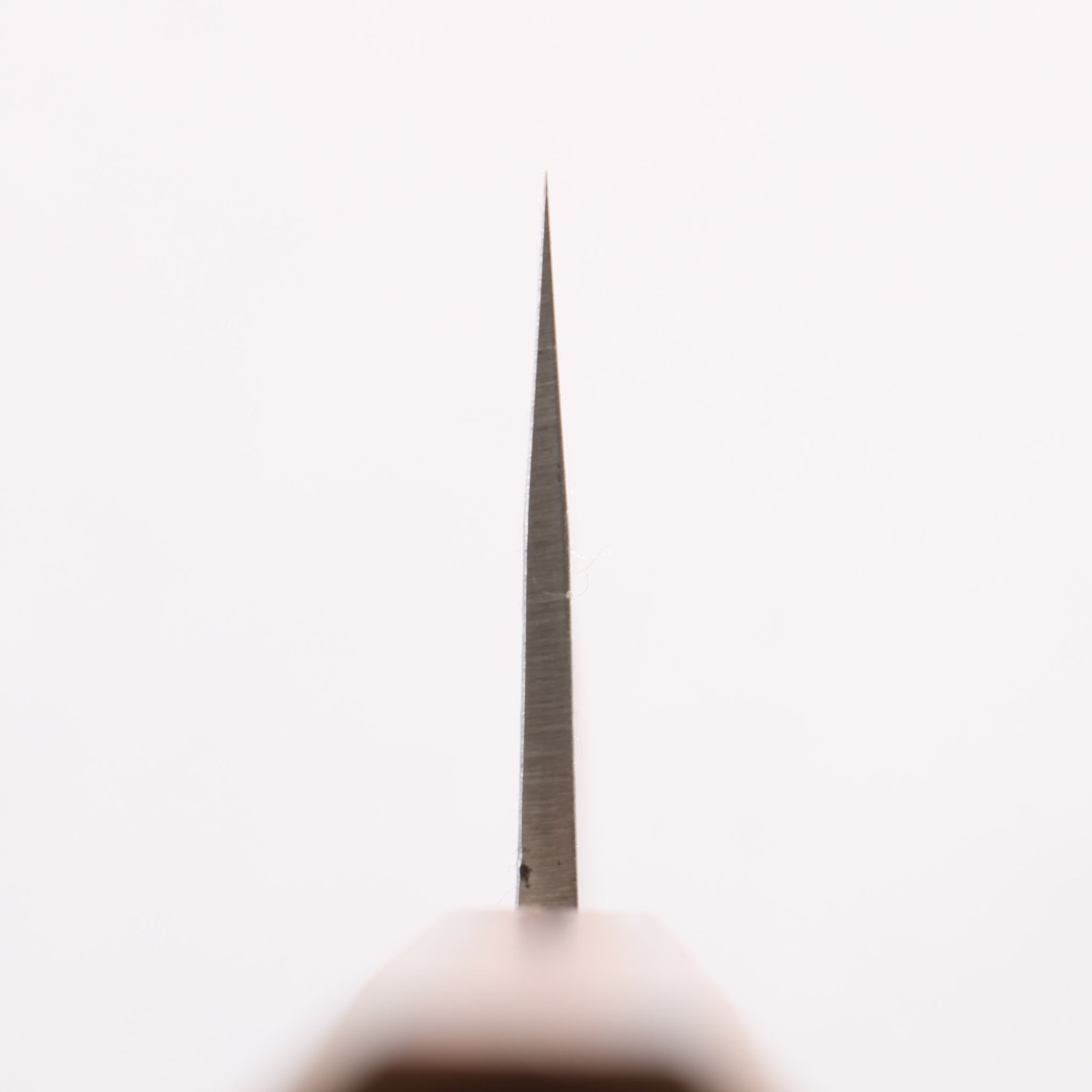 翁流 SLD鋼 梨地 切付牛刀包丁 200mm 樫　（煤黒）柄 