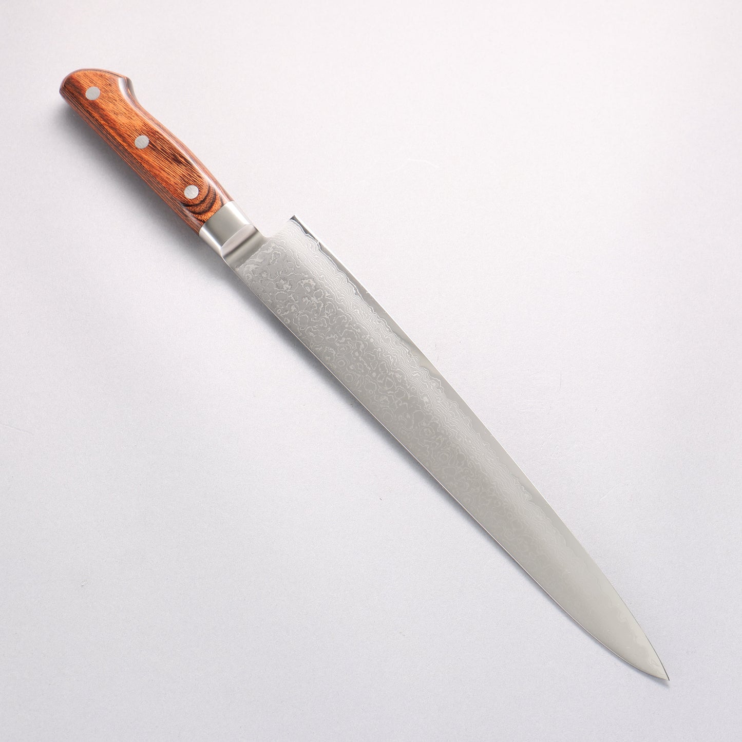 玉鋼 響十 63層 ダマスカス 筋引包丁  270mm KP-1112