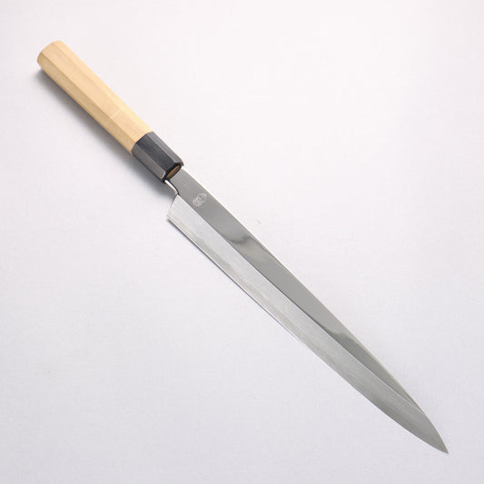 重陽 銀三鋼 鏡面仕上げ 柳刃包丁  270mm 朴柄