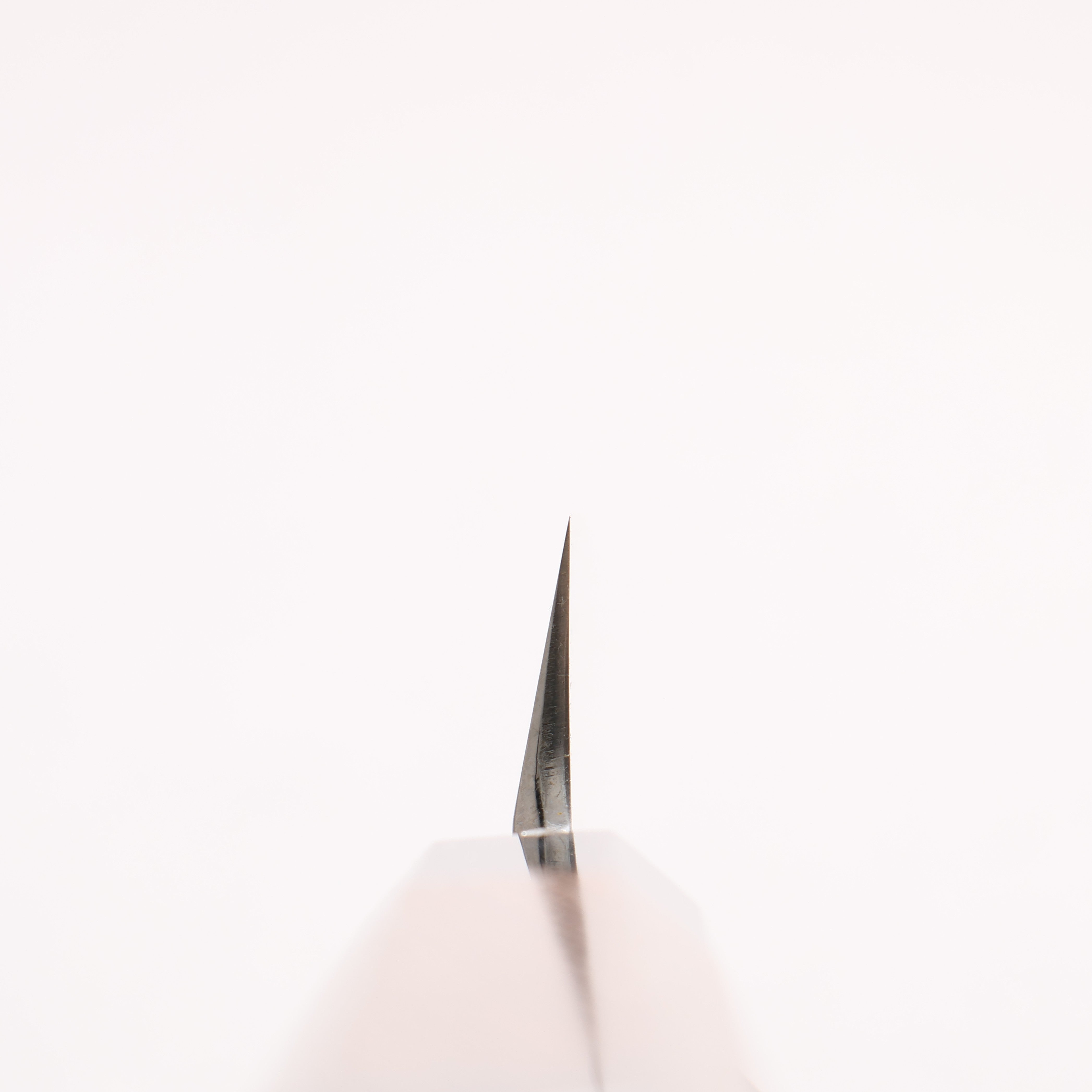 堺 孝行 水本焼 白ニ鋼 鏡面仕上げ 先丸柳刃包丁 300mm ウエンジ(両側水牛リング付き）柄 鞘付き - 清助刃物