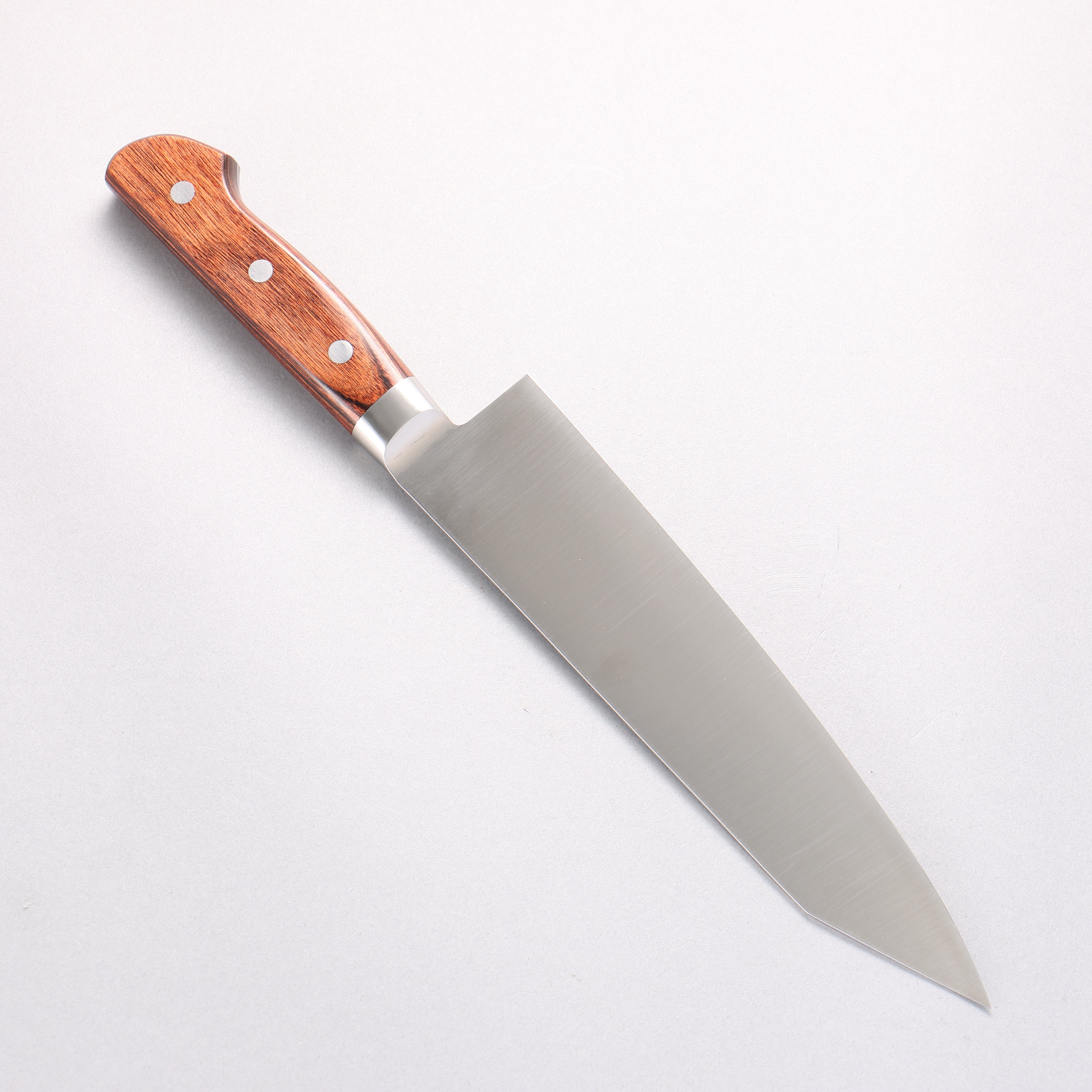 清助 V金10号 切付牛刀包丁 210mm マホガニー柄