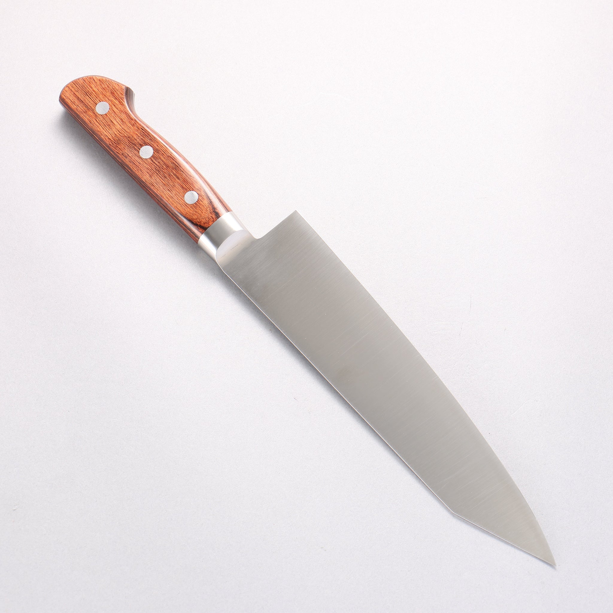 清助 V金10号 切付牛刀包丁 210mm マホガニー柄