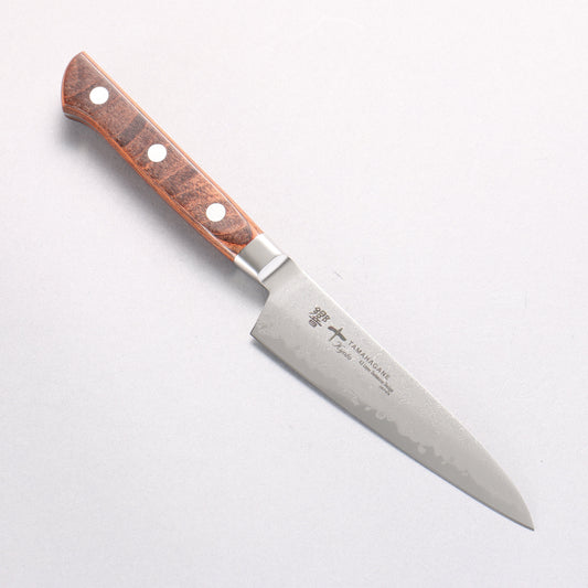 玉鋼 響十 63層 ダマスカス ペティーナイフ  120mm KP-1108
