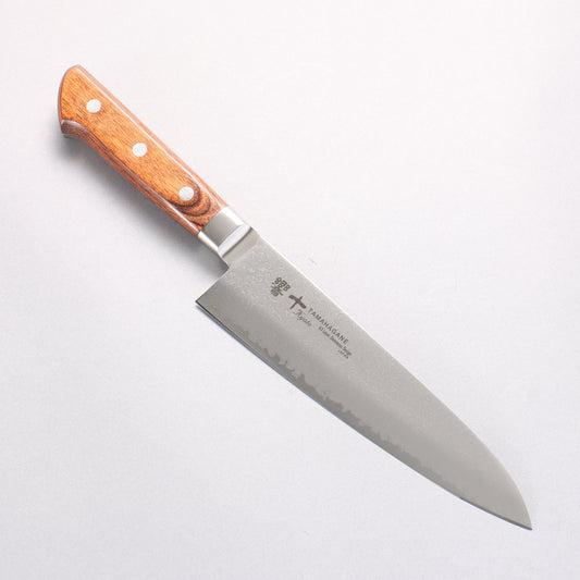 玉鋼 響十 63層 ダマスカス 牛刀包丁  180mm KP-1106