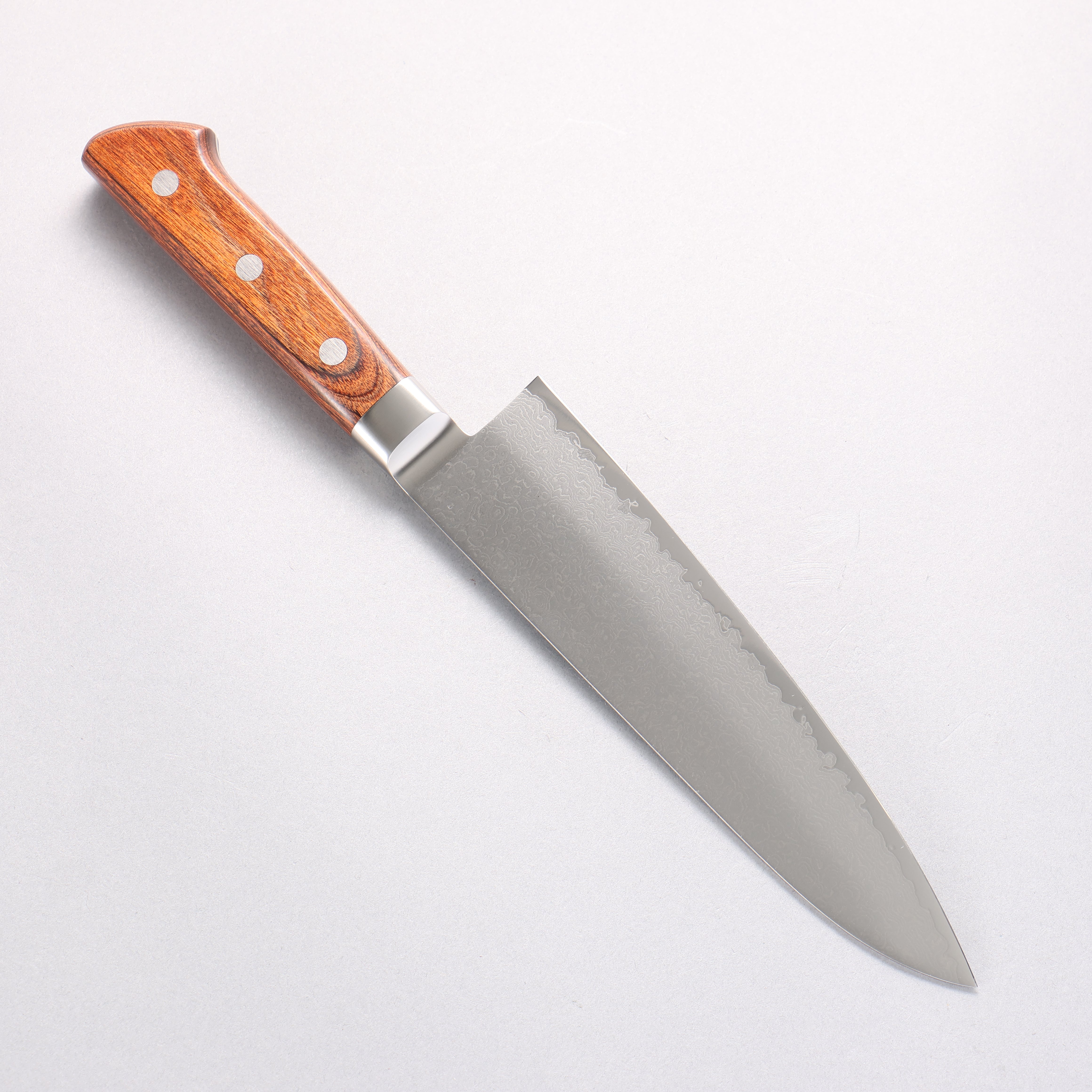 関の刃物 牛刀 180mm 三昧 波目 ダマスカス33層 両刃万能 包丁 肉切り 関の刃物 牛刀 180mm 三昧 波目 ダマスカス33層 両刃万能 包丁