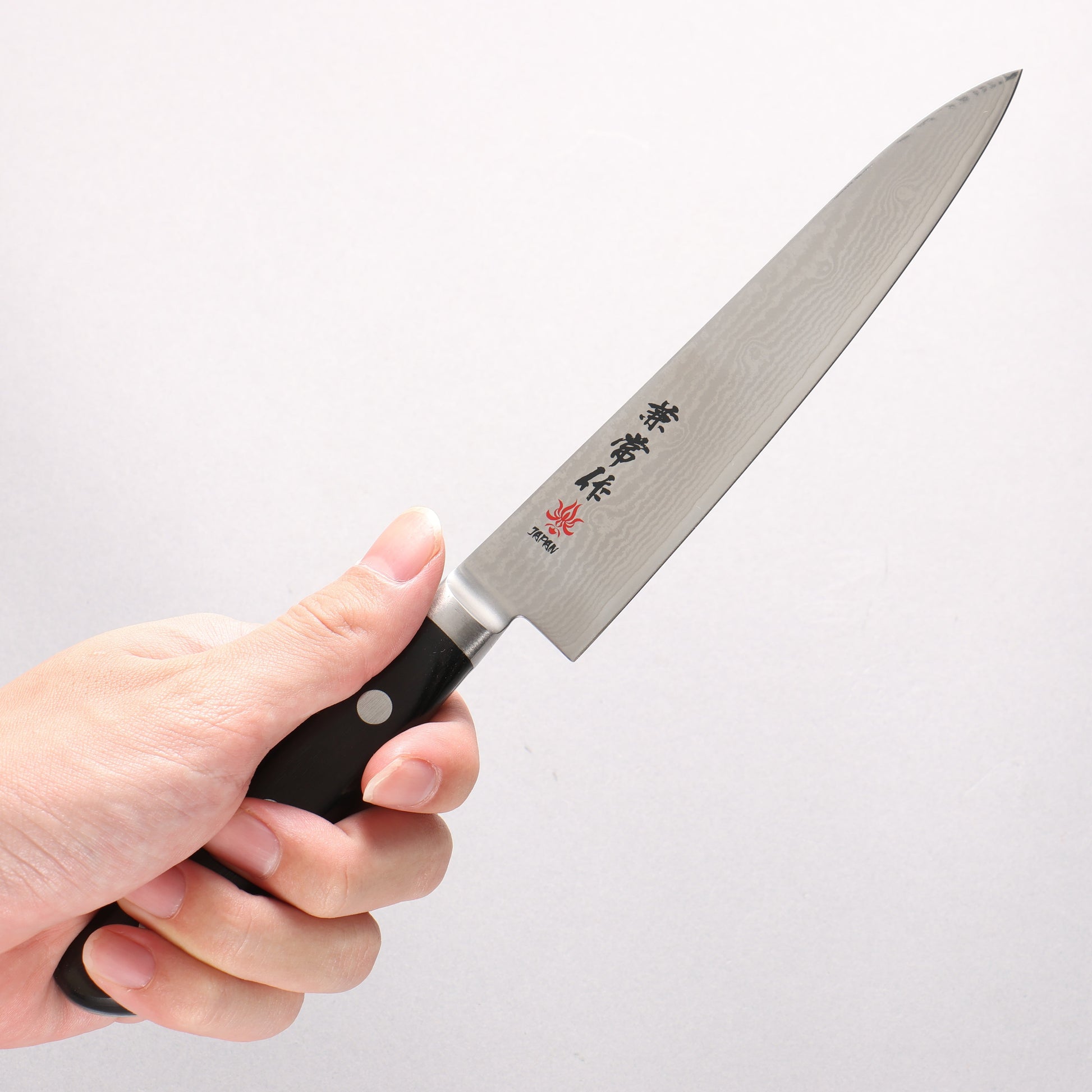 兼常 VG10 33層 ダマスカス ペティーナイフ 150mm 合板柄 - 清助刃物