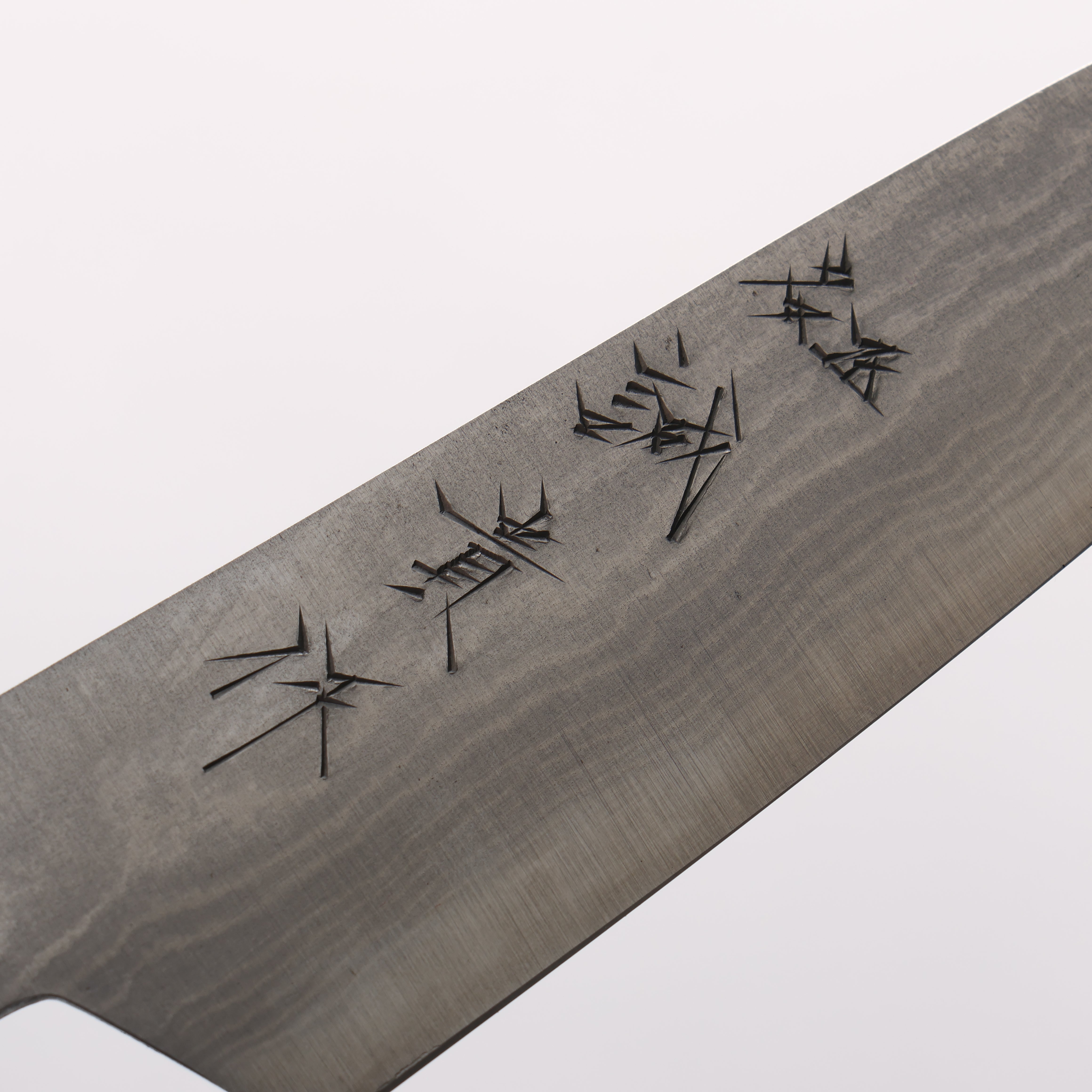 田中 誠貴 青ニ鋼 ダマスカス ペティーナイフ 120mm 朴 (口輪：水牛)柄 