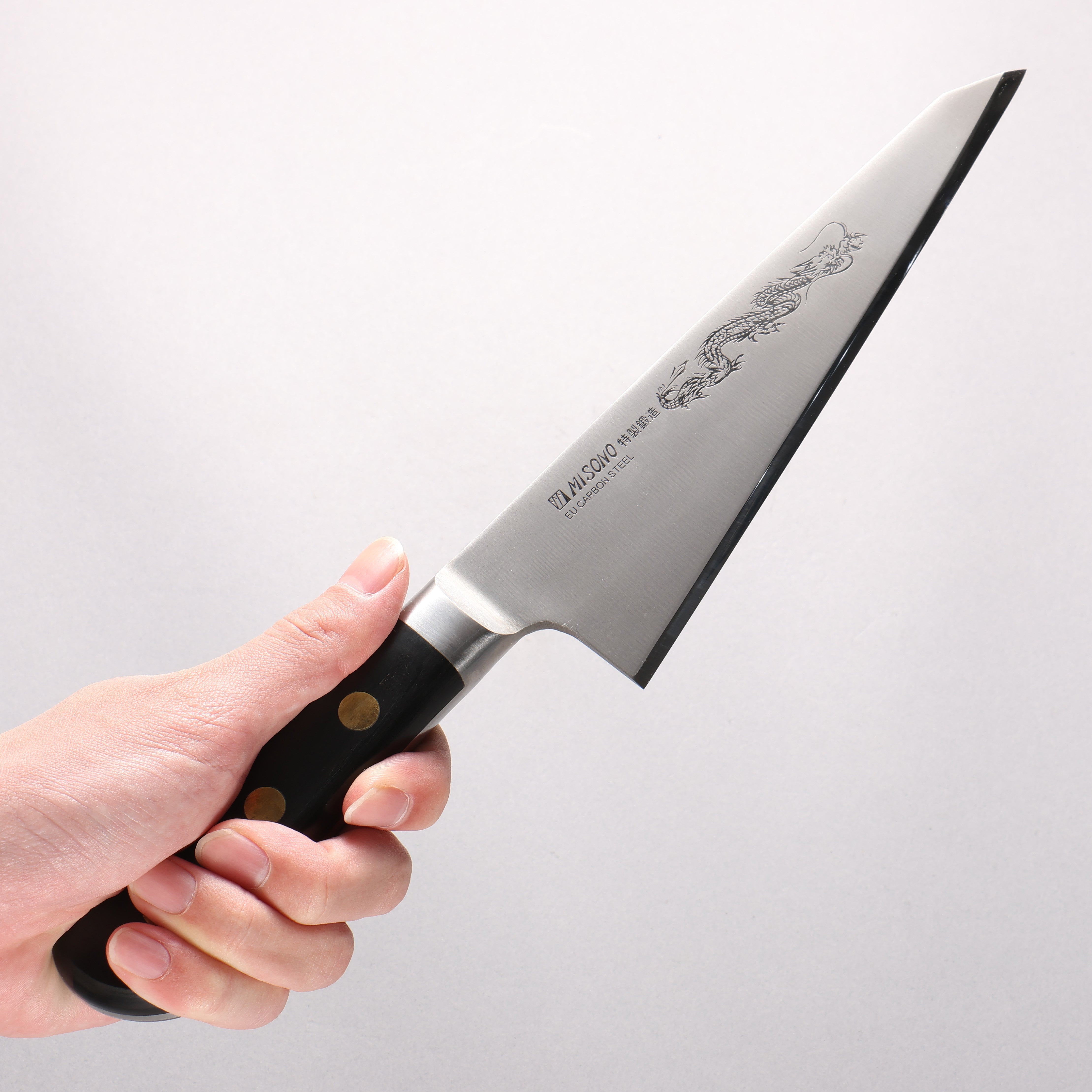 ミソノ　ガラスキ　包丁　Misono Garasuki Misono Swedish Carbon Steel Garasuki 7.0