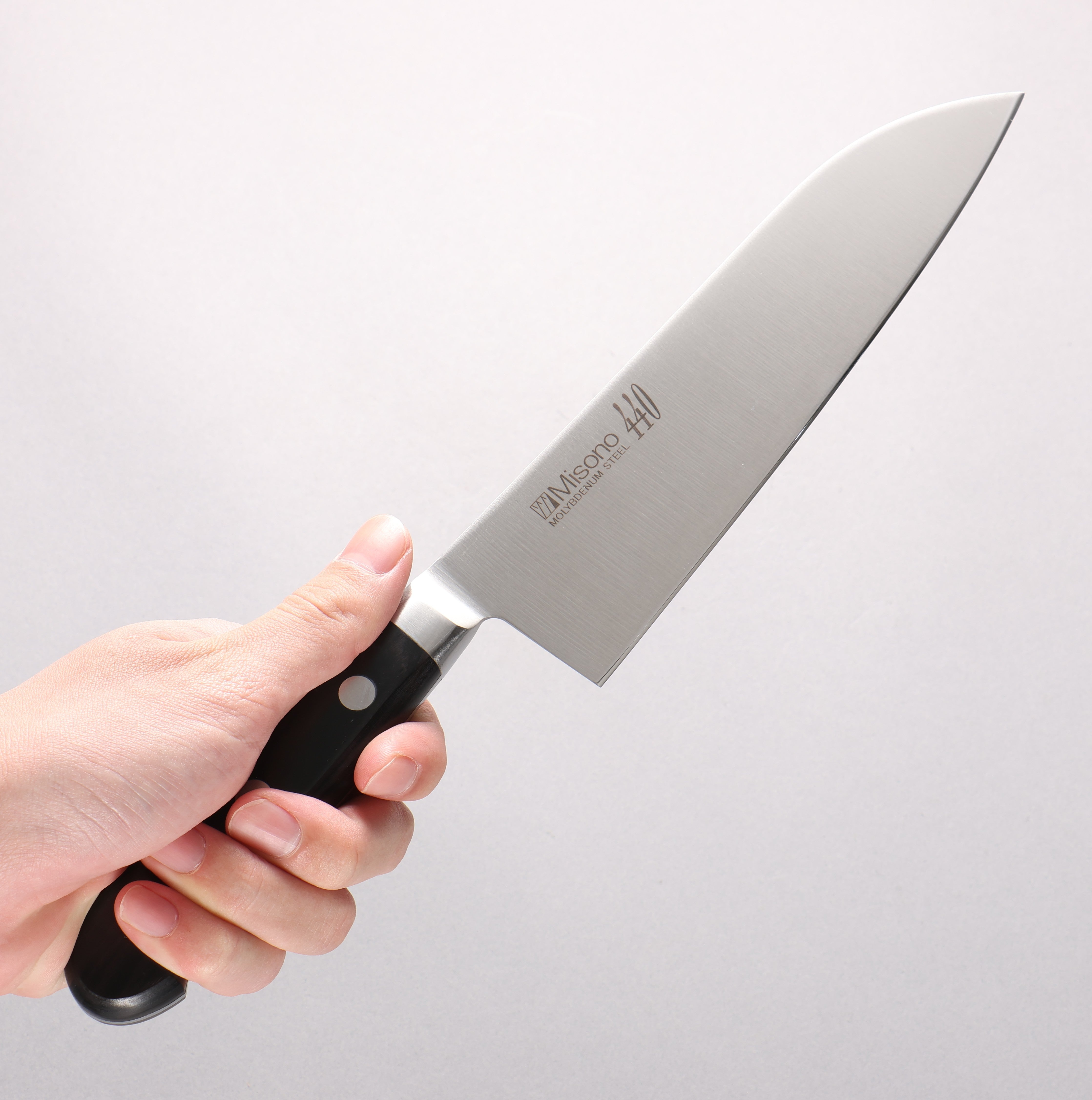 ミソノ 440 モリブデン鋼（MOL） 三徳包丁 180mm – 清助刃物