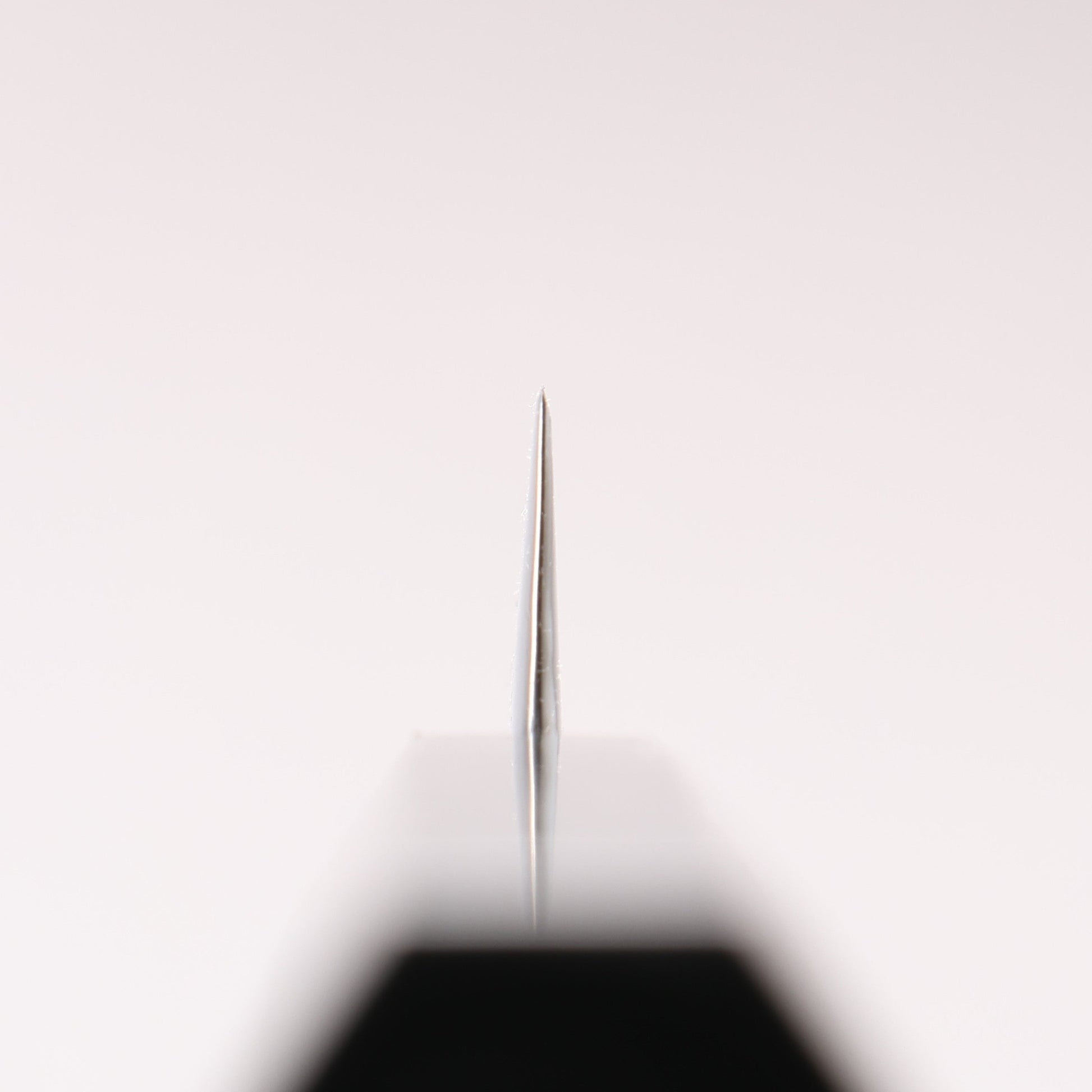 清助 銀三鋼 ダマスカス 縄目 ペティーナイフ 135mm 黒檀　(口輪：黒水牛)柄