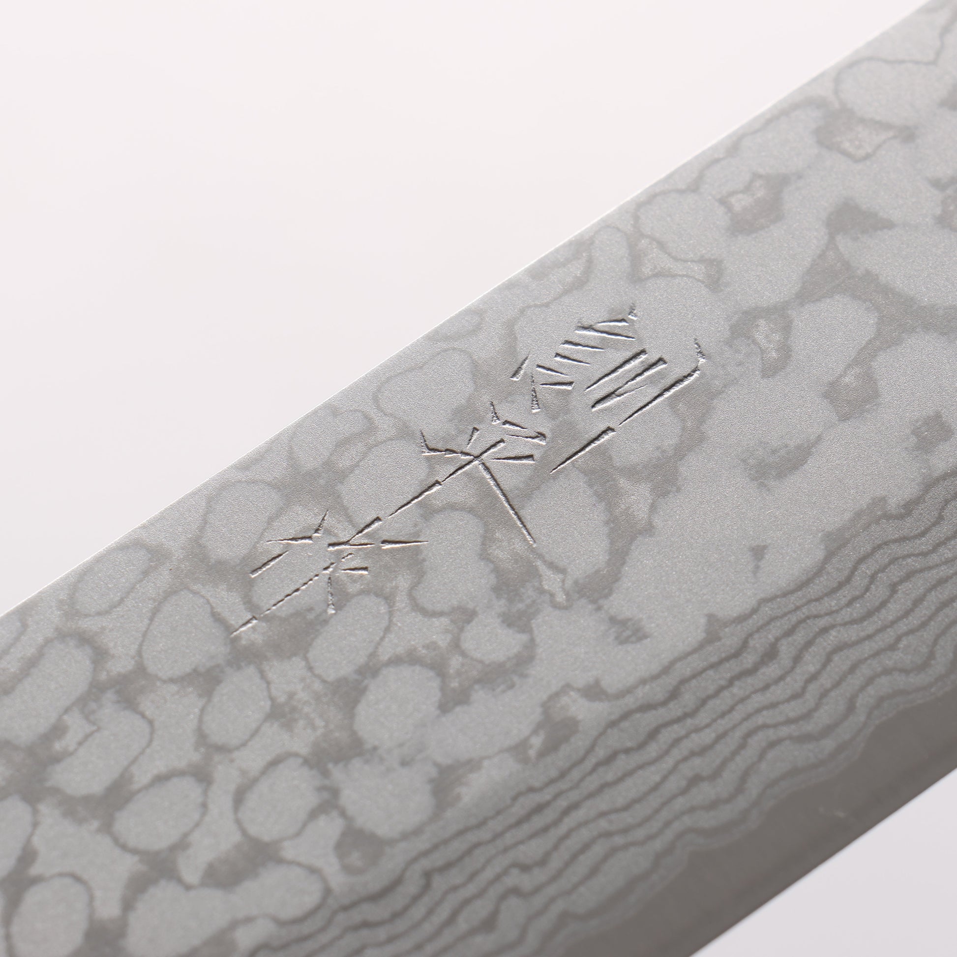 訓平 彩流（さいりゅう） V金10号 ダマスカス 薄刃包丁 165mm 黒合板柄