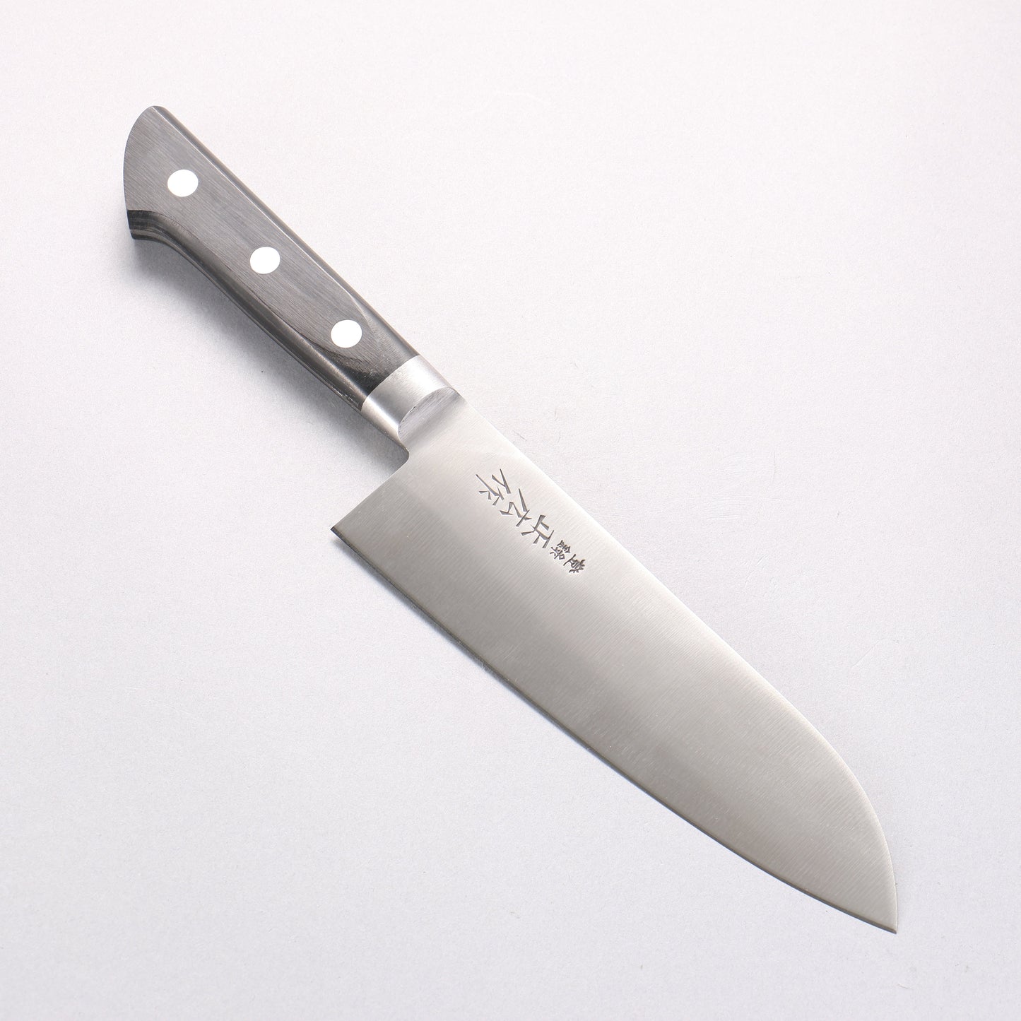 正広 日本鋼 (ZCD-U) 三徳包丁 175mm - 清助刃物