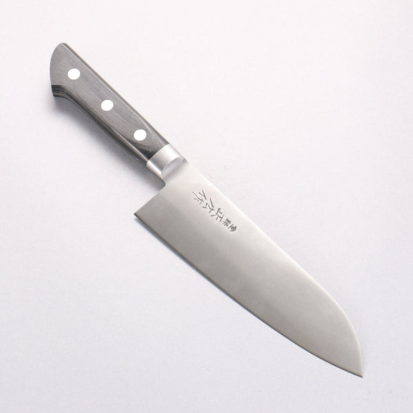 正広 日本鋼 (ZCD-U) 三徳包丁 175mm – 清助刃物 Japan