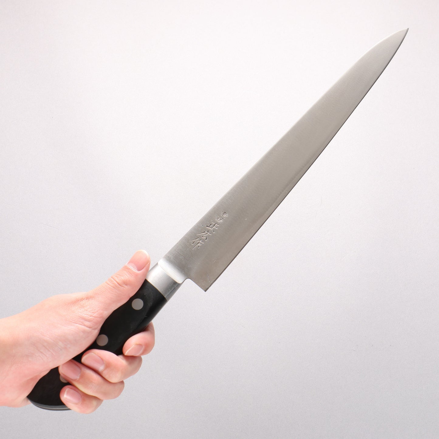 正広 日本鋼 (ZCD-U) 筋引包丁 - 清助刃物