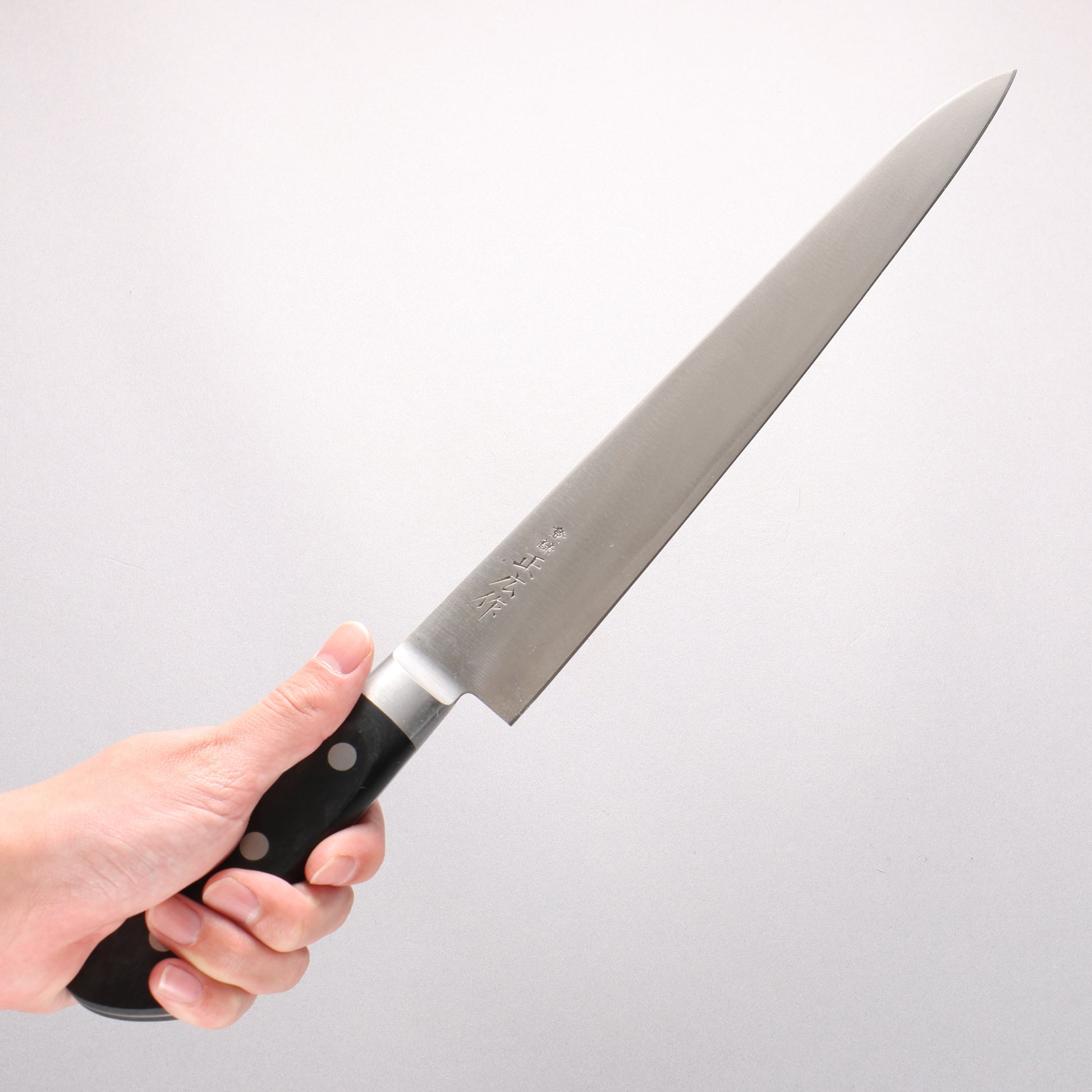 正広 日本鋼 (ZCD-U) 筋引包丁 - 清助刃物