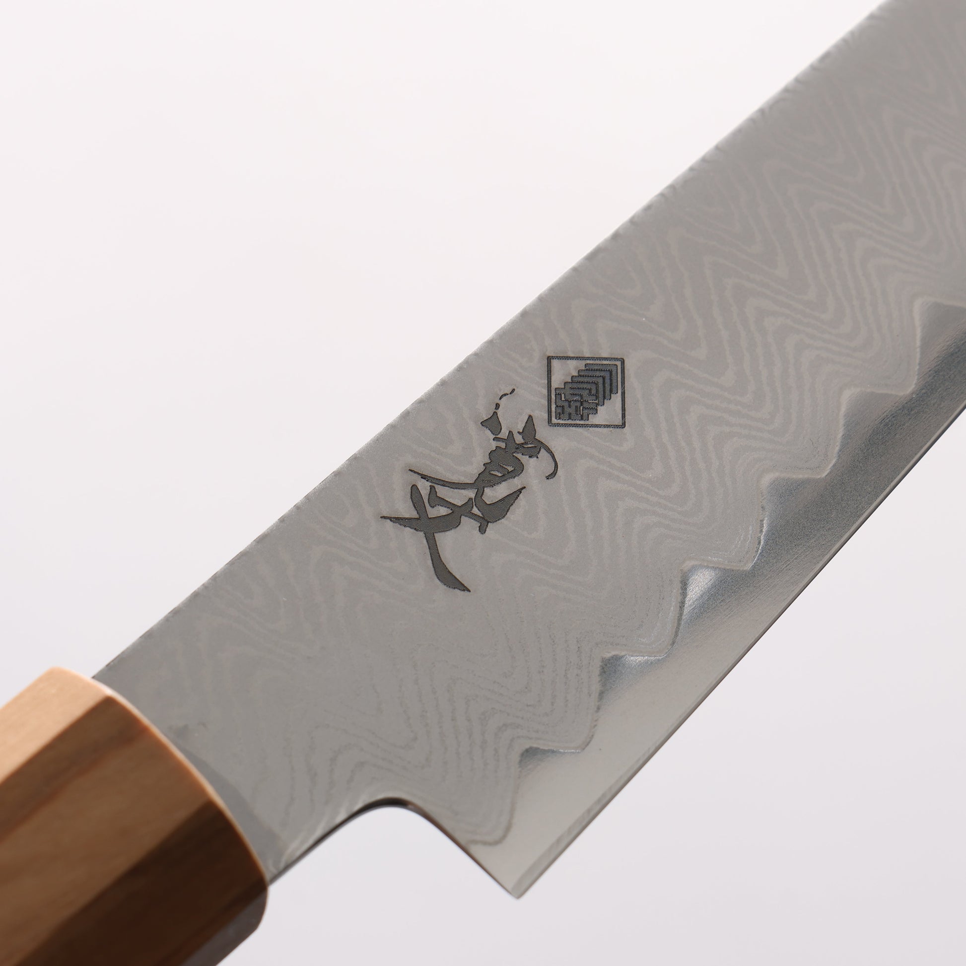 寛丈 V金10号 ダマスカス ラダーパターン ペティーナイフ 120mm オリーブの木柄