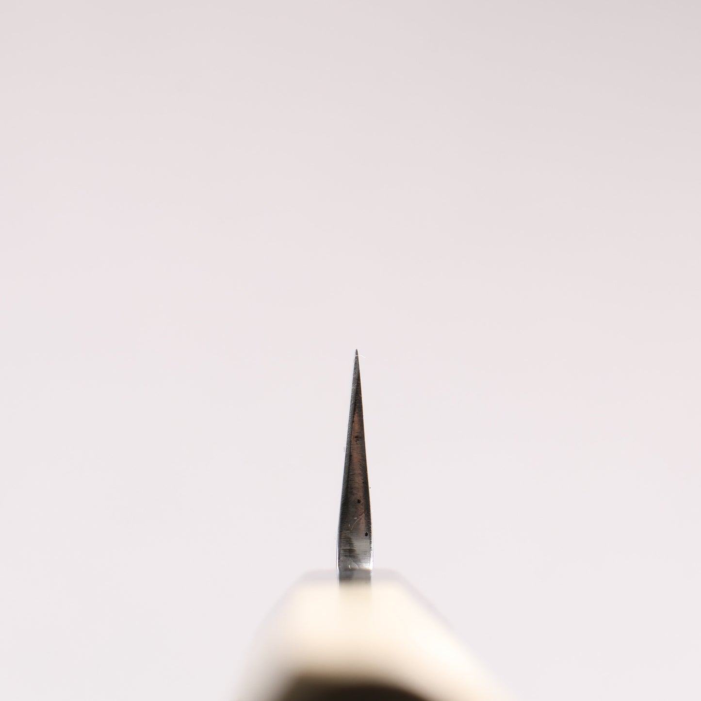 堺 菊守 白一鋼 ペティーナイフ 150mm 朴 (口輪：水牛)柄