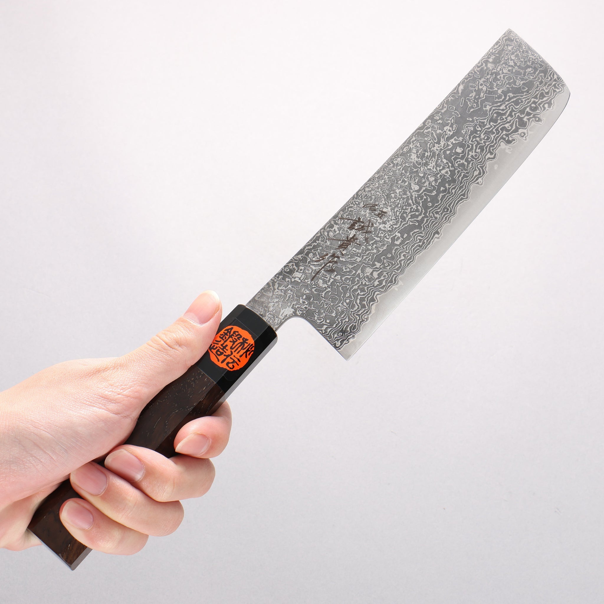 田中 誠貴 春風 SG2 ダマスカス 菜切包丁 165mm ウォルナット柄