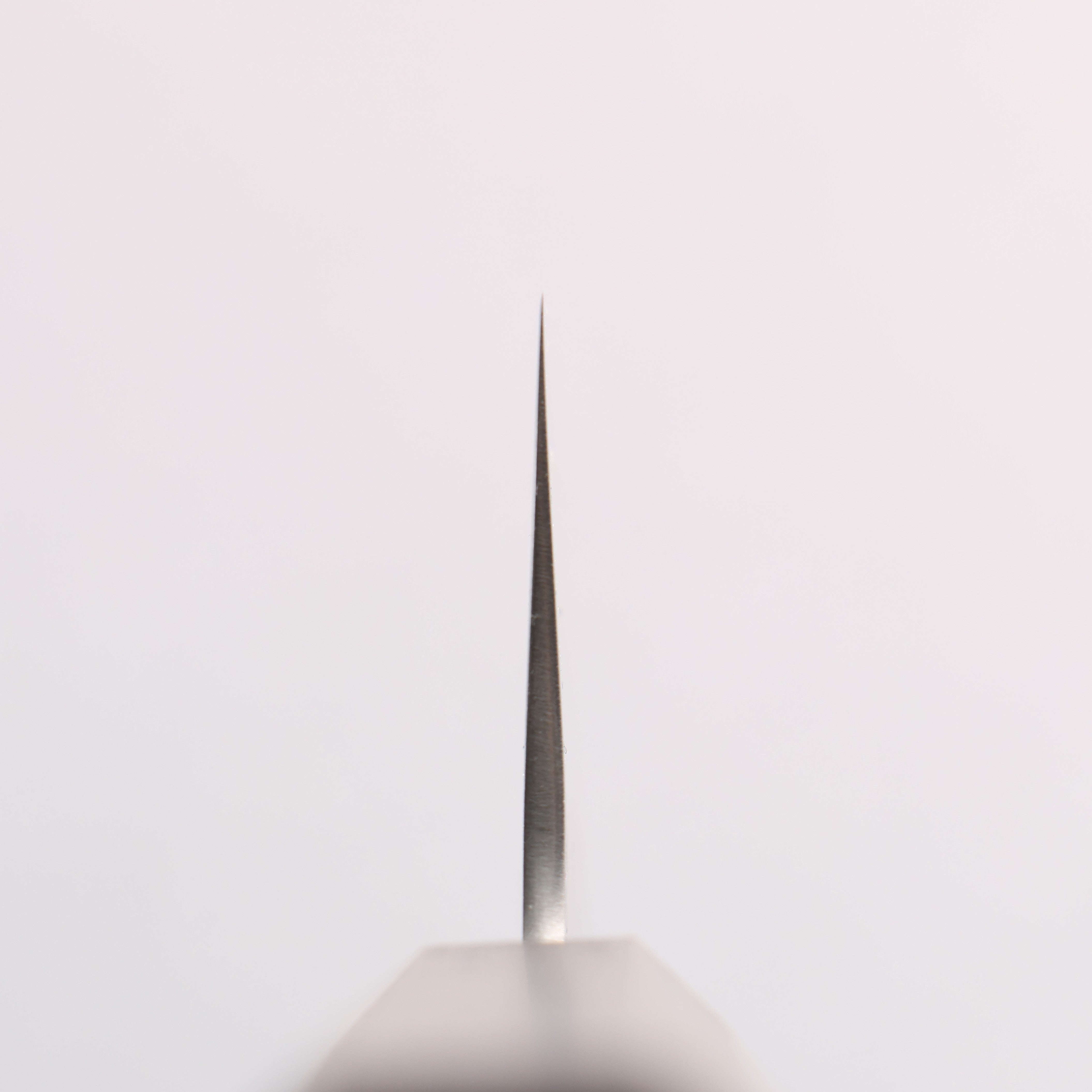 翁流 銀三鋼 梨地 三徳包丁 165mm 樫 （煤黒）柄 - 清助刃物