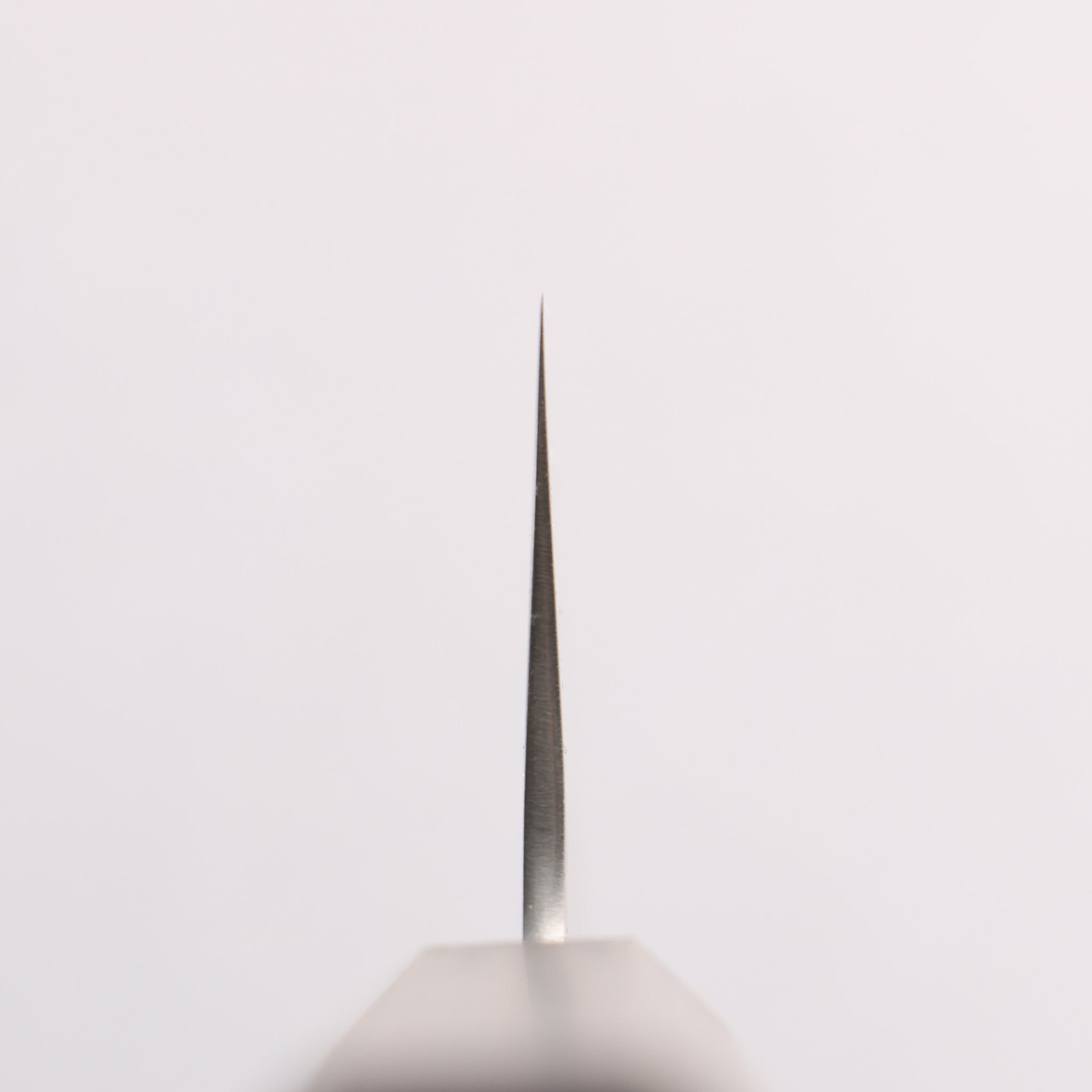 翁流 銀三鋼 梨地 三徳包丁 165mm 樫 （煤黒）柄 - 清助刃物