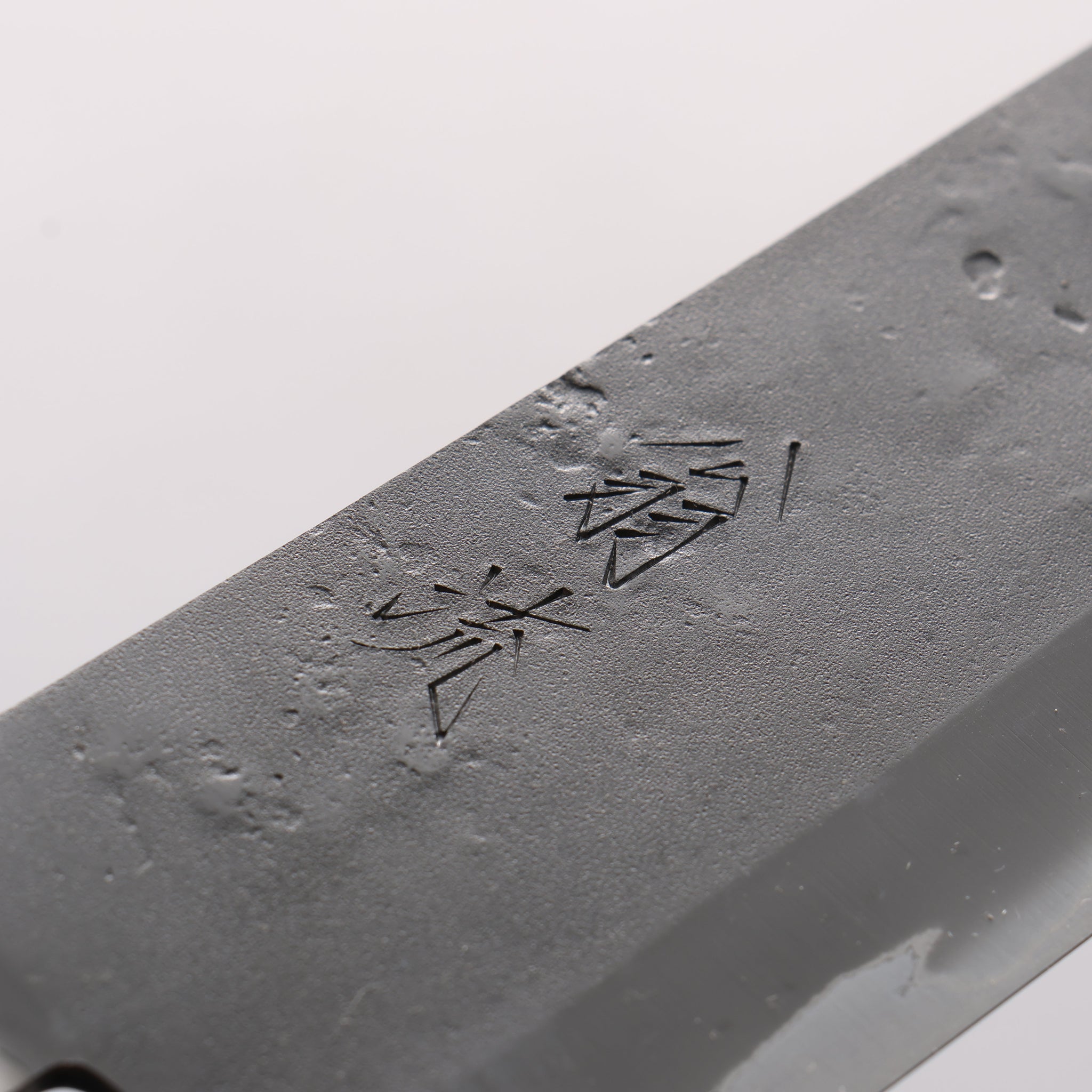 翁流 青紙 梨地 三徳包丁 170mm ウォルナット柄 SN-03 - 清助刃物